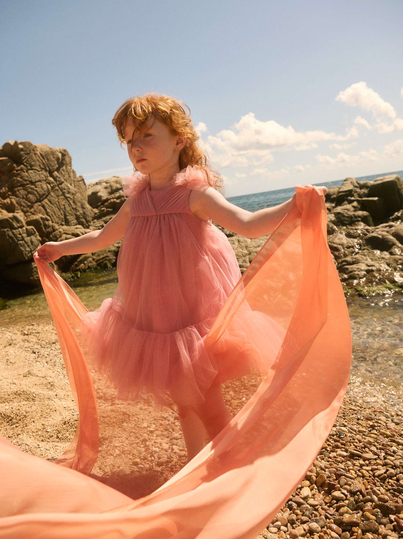【ABEL & LULA】　アベル＆ルラ　ベビーピンク　ドレス　シフォン Special Occasion Clothing for Baby and Girl | Abel&Lula ®