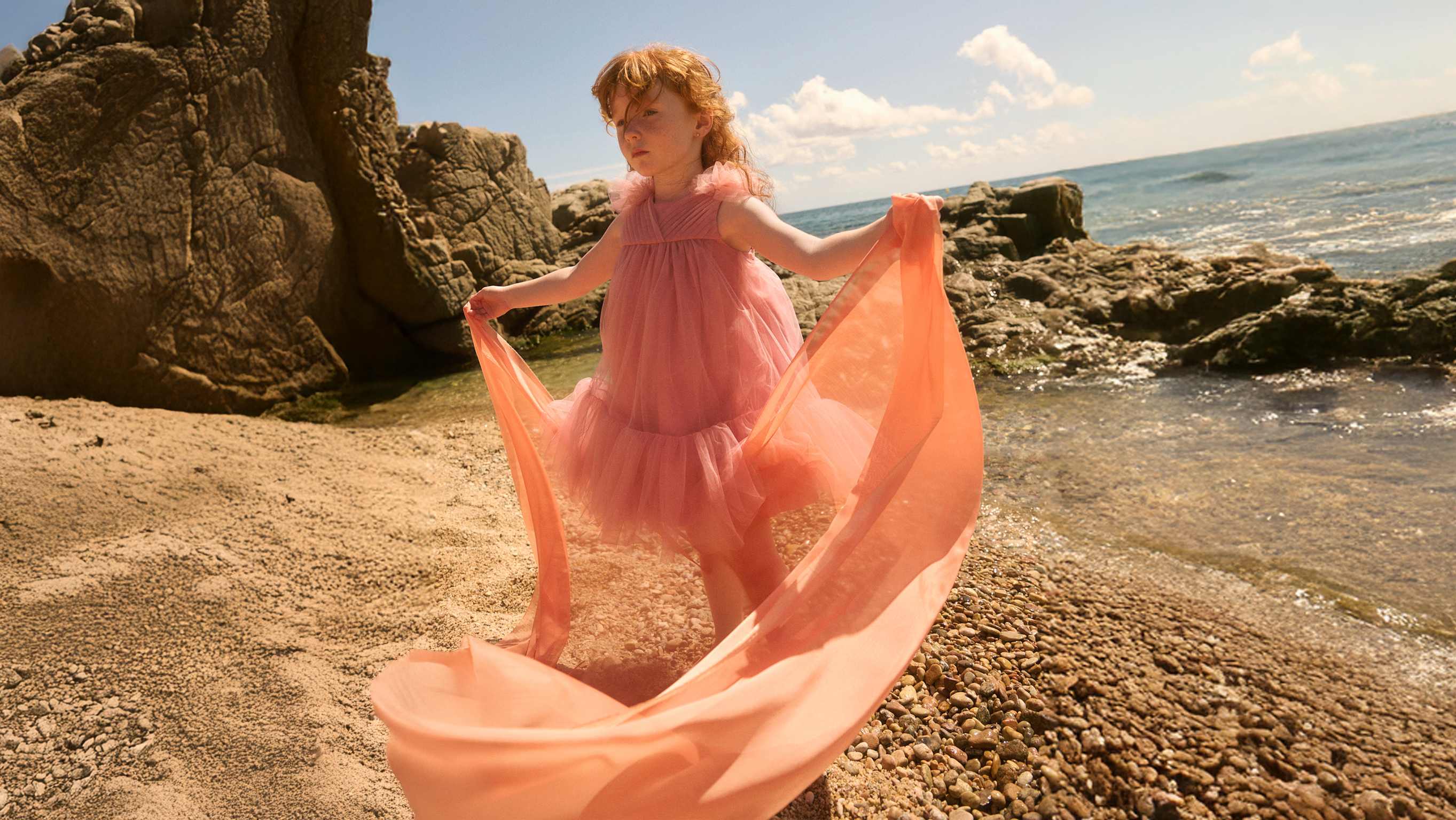 【ABEL & LULA】　アベル＆ルラ　ベビーピンク　ドレス　シフォン Special Occasion Clothing for Baby and Girl | Abel&Lula ®