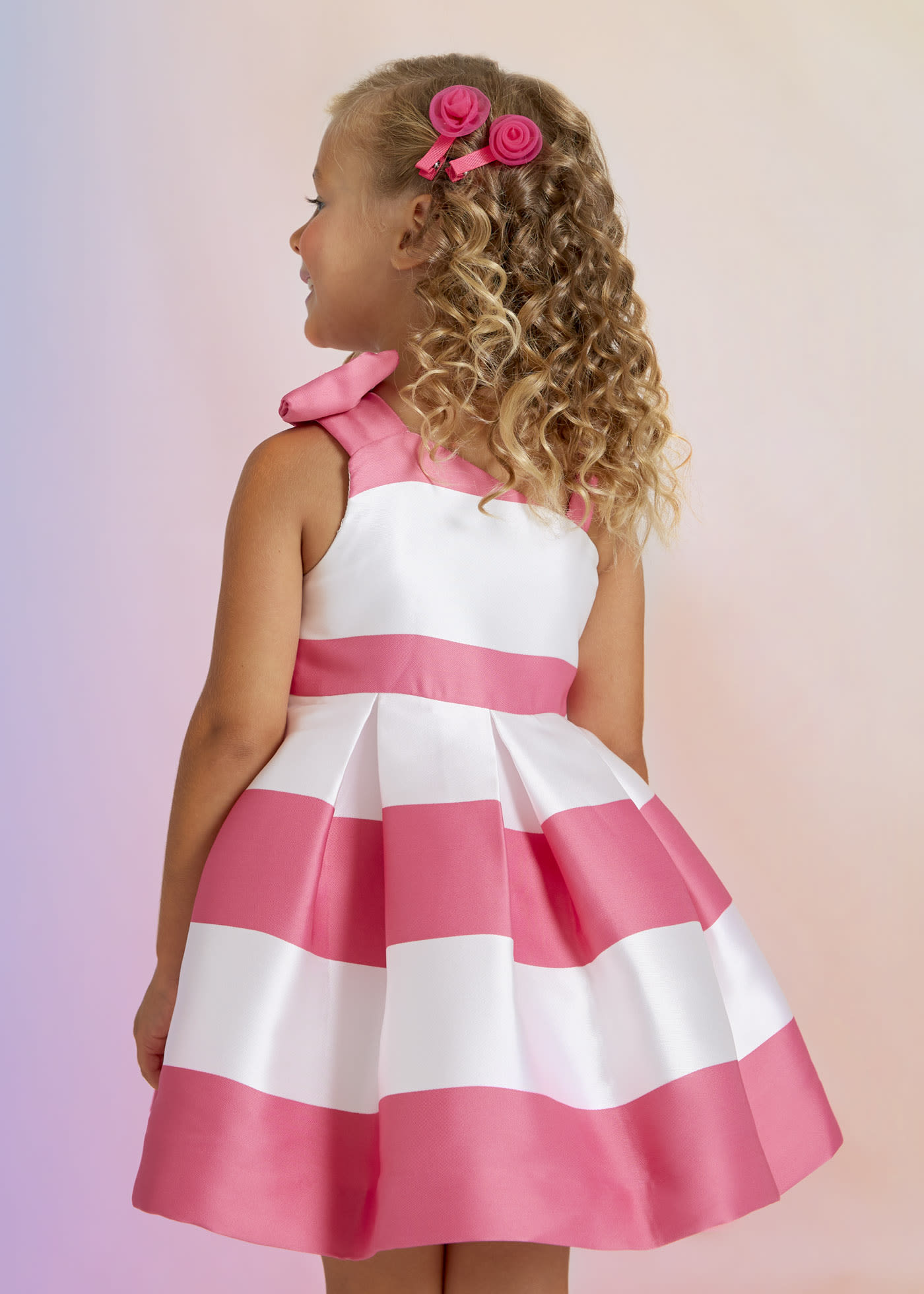 Robe à rayures pour fille