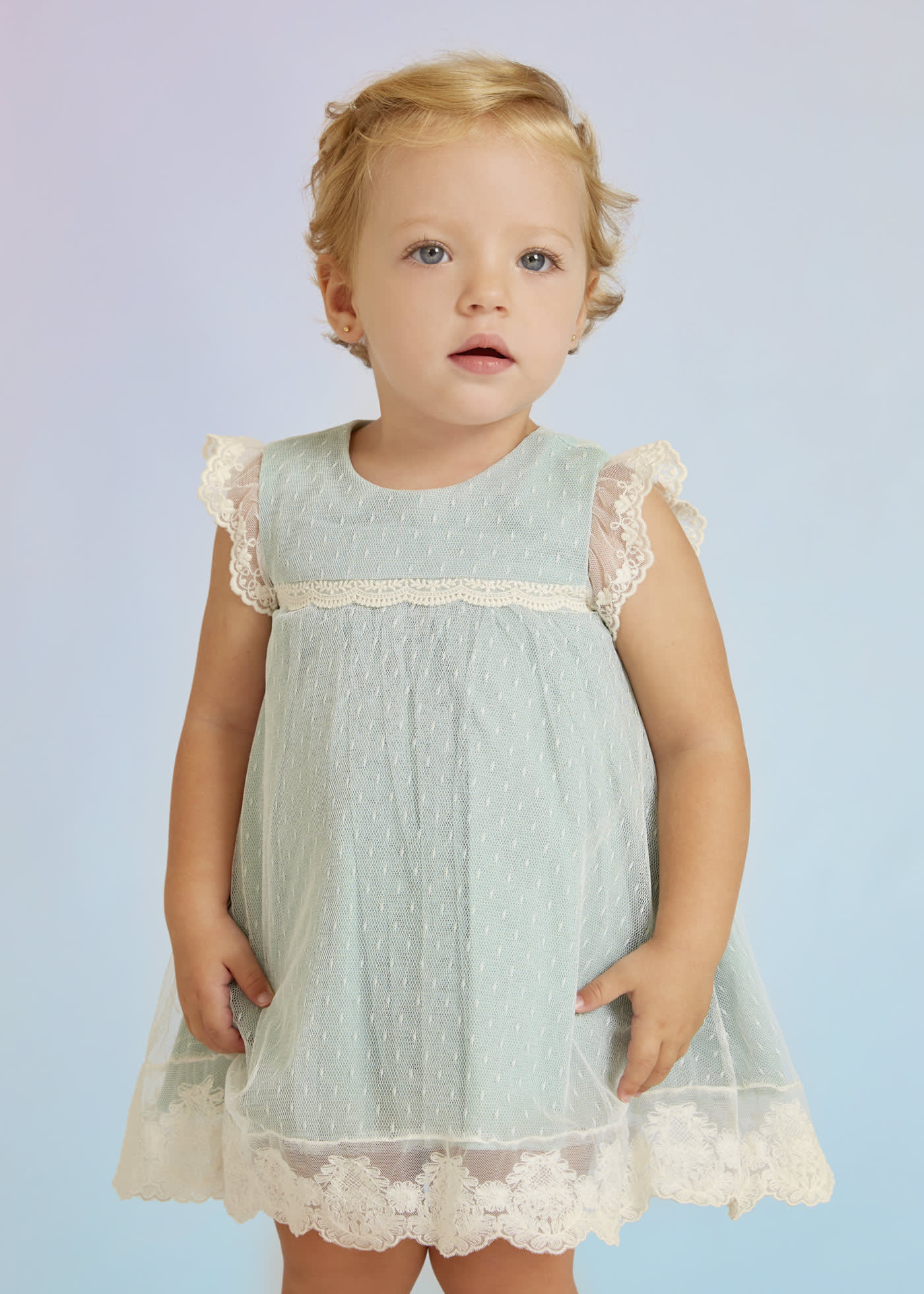 Sukienka niemowlęca z tiulu plumeti