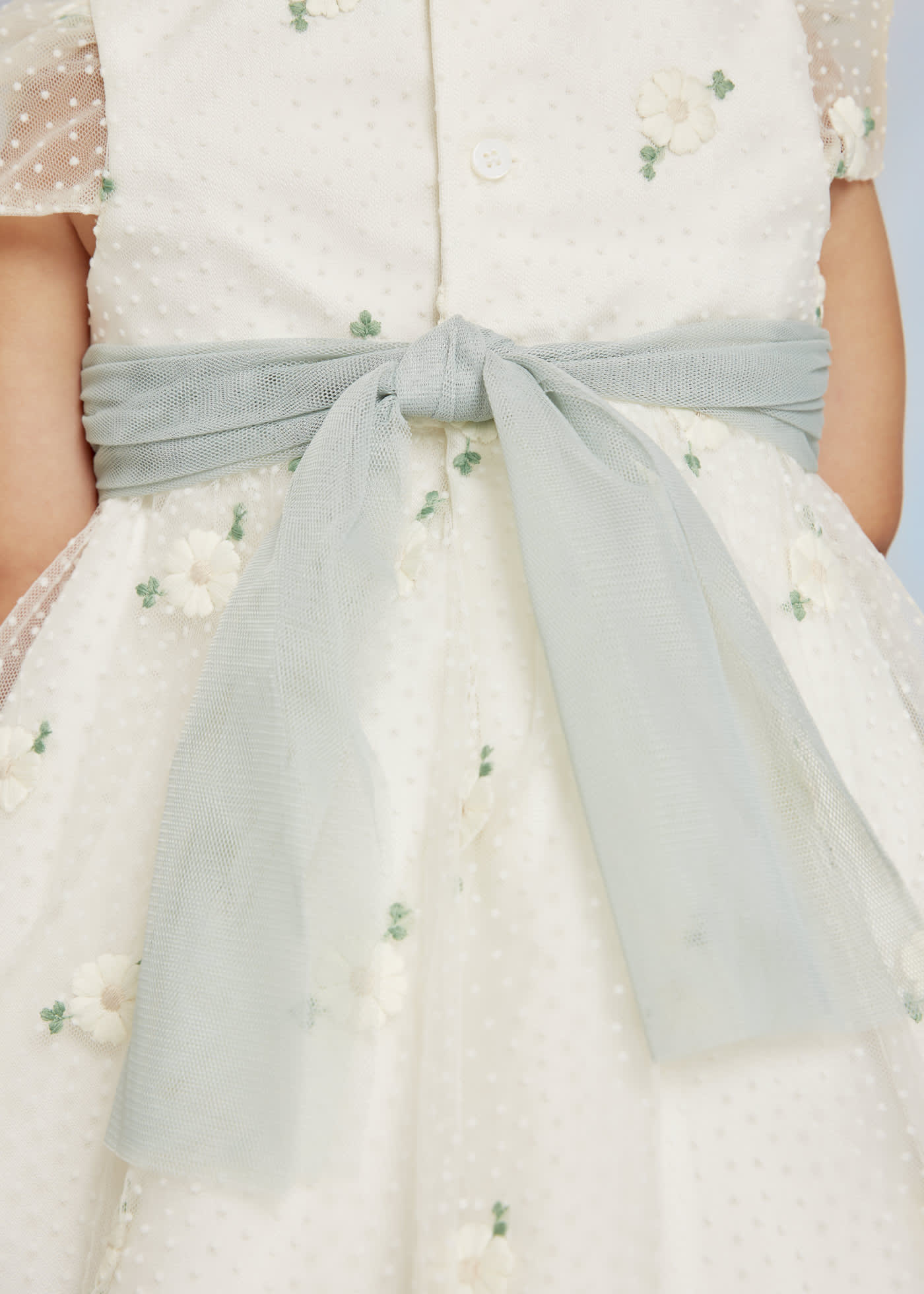 Tulle embroidered dress baby