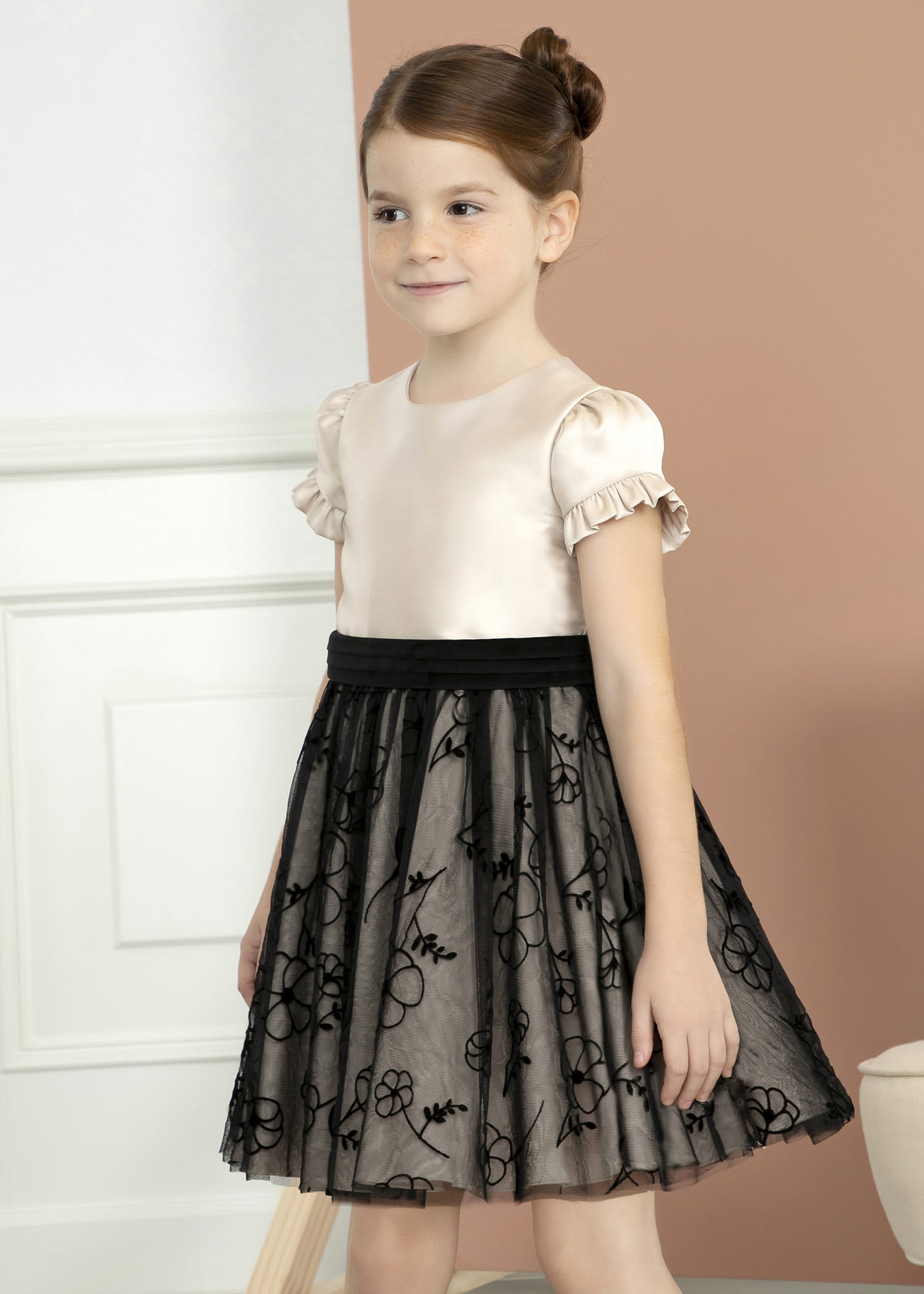 Robe floqu e en tulle pour fille Abel Lula