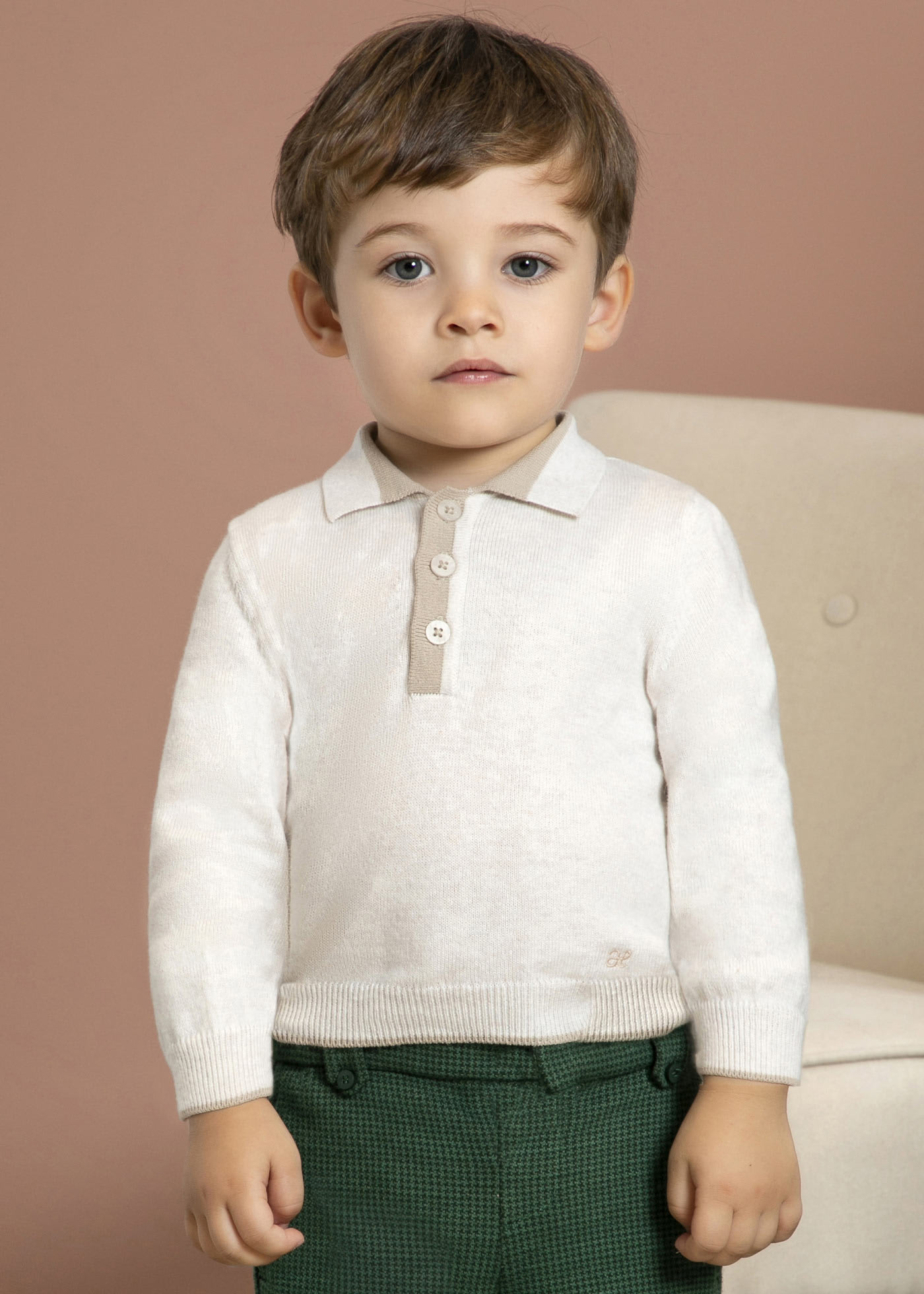 Baby tricot polo