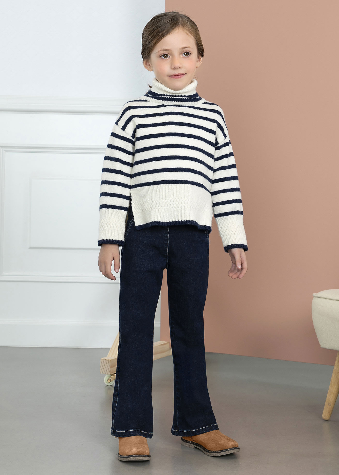 Jeans flare fit bambina