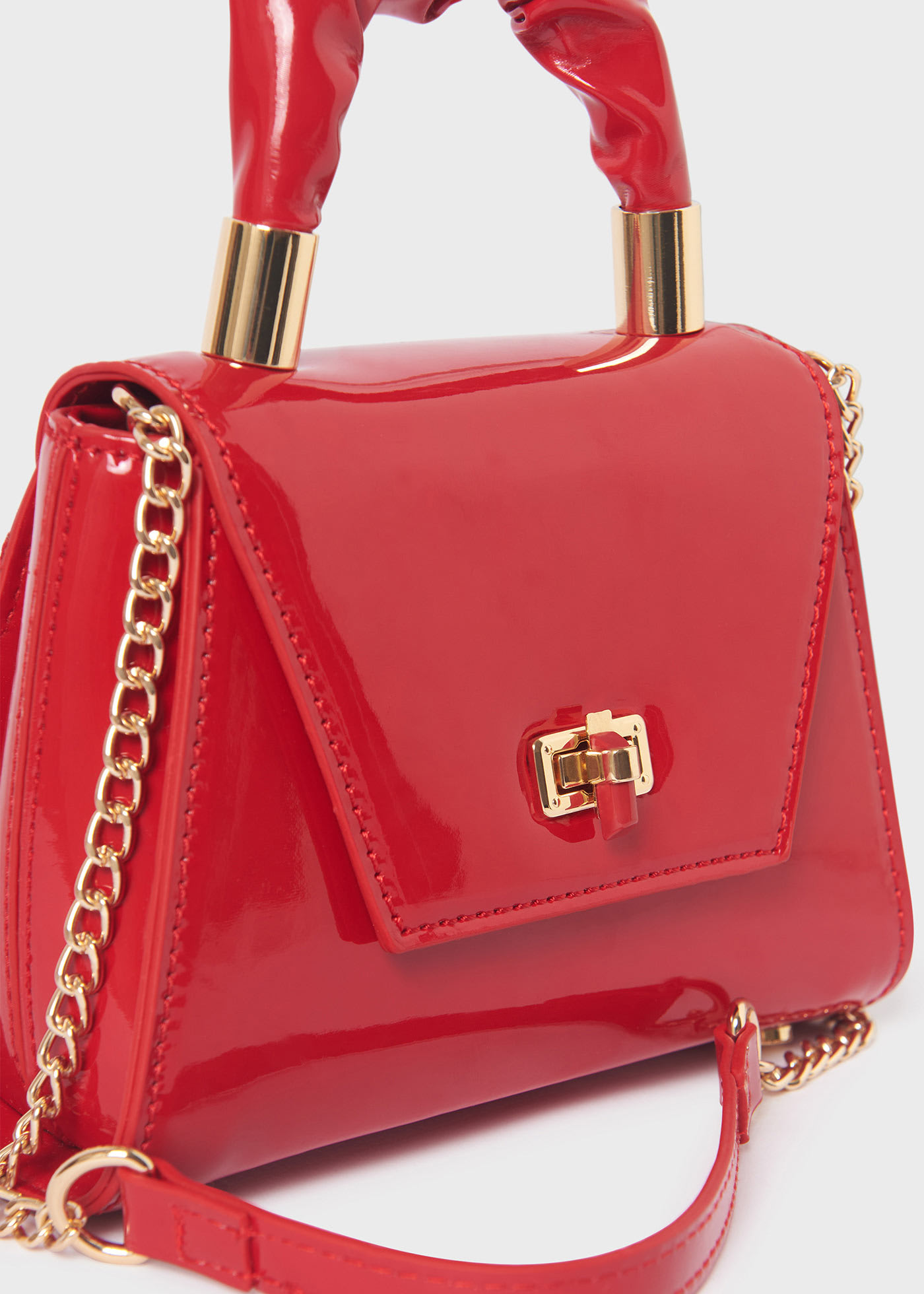 Girl patent leather bag