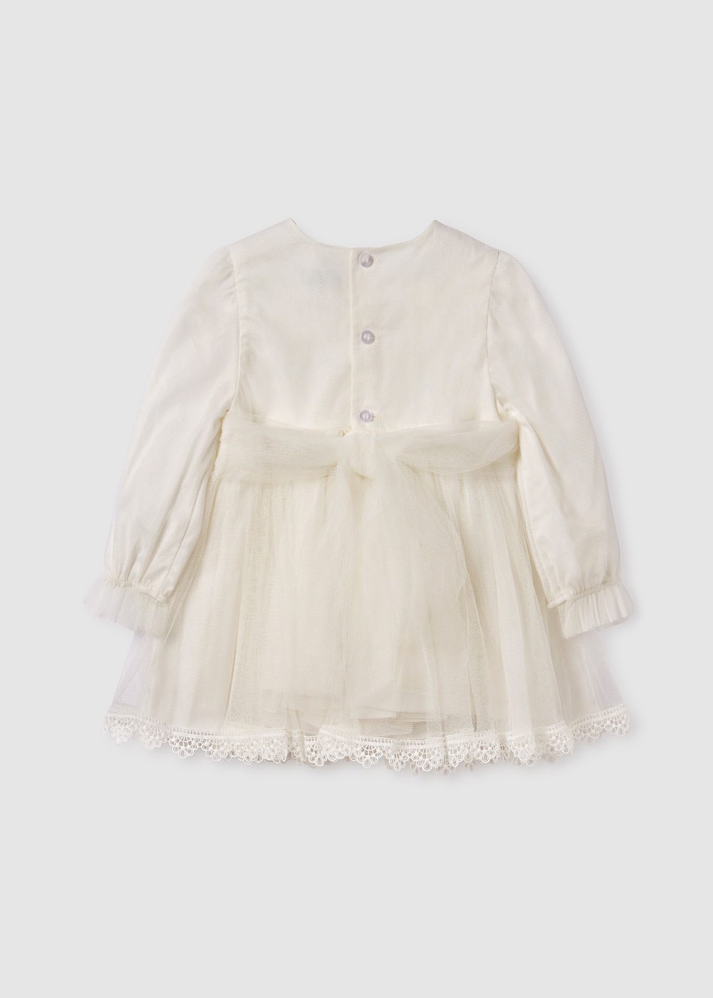 Baby tulle guipure dress
