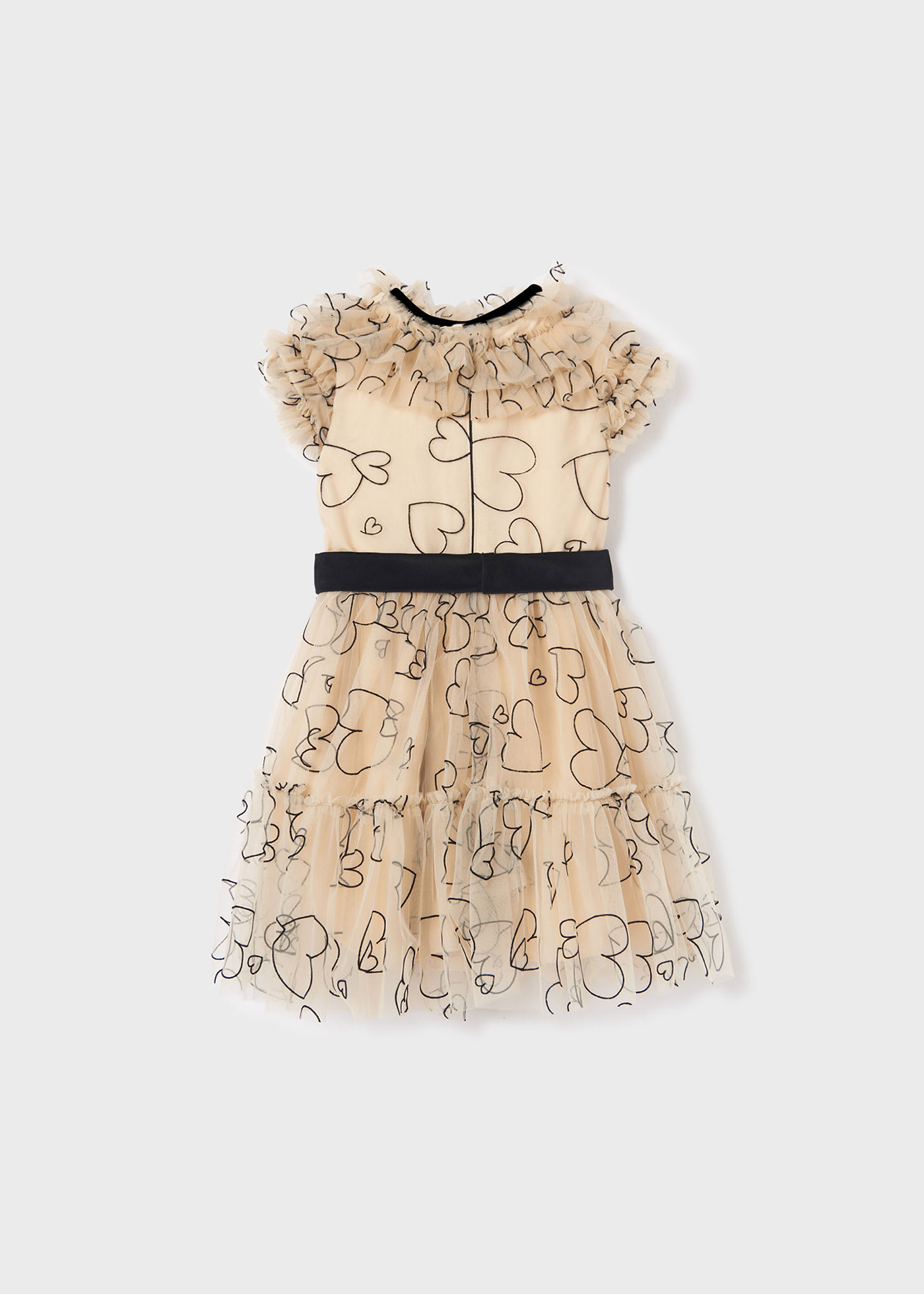 Girl tulle heart dress | Abel & Lula ®