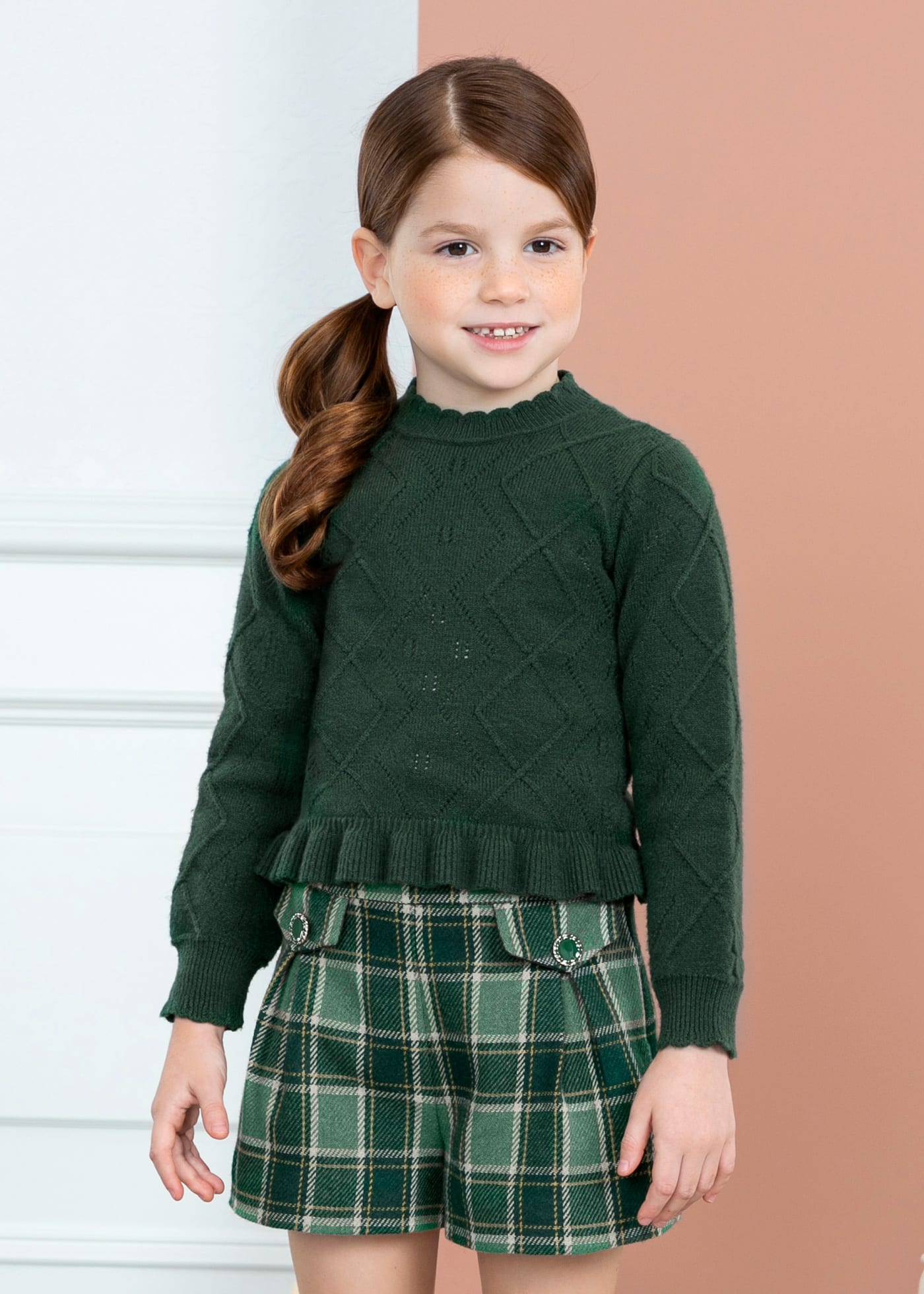 Camisola tricot menina