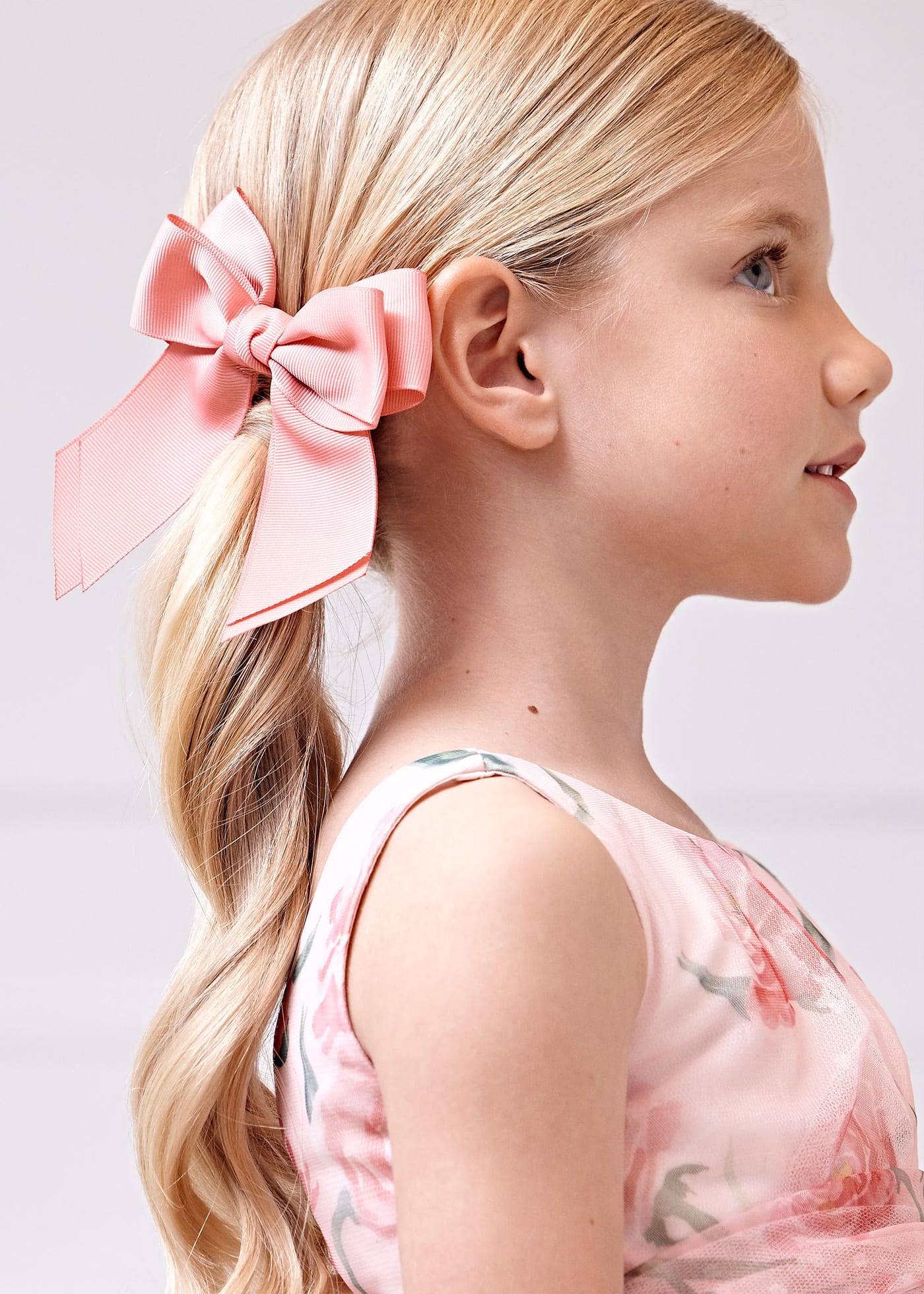 Girl bow hair clip