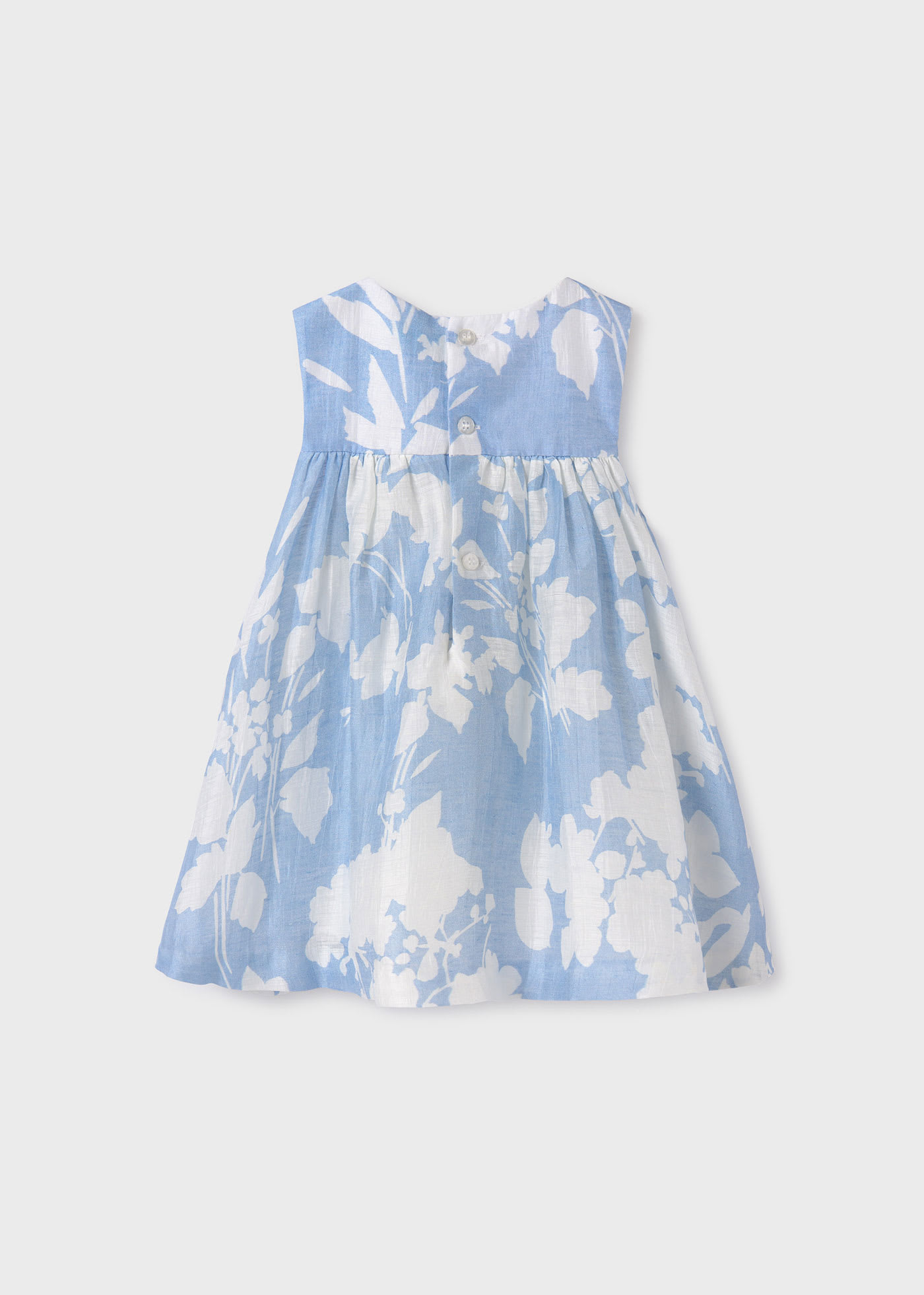Baby Linen Print Dress Better Cotton