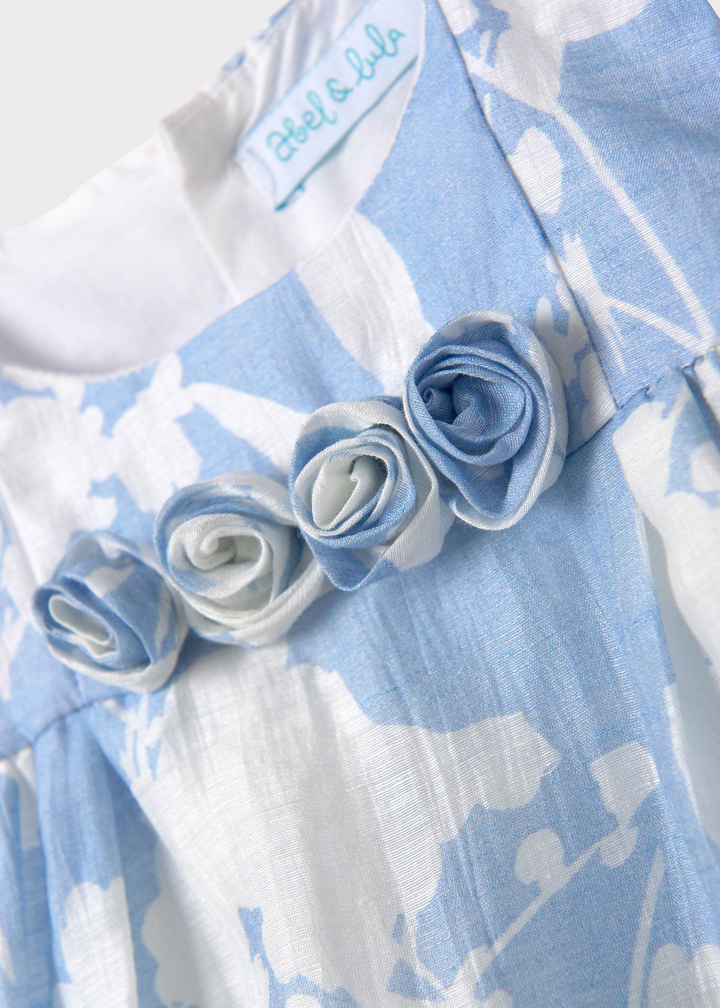 Baby Linen Print Dress Better Cotton