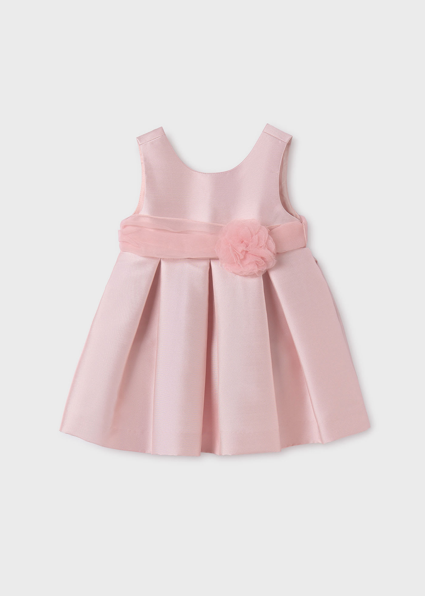 Robe mikado à fleurs bébé