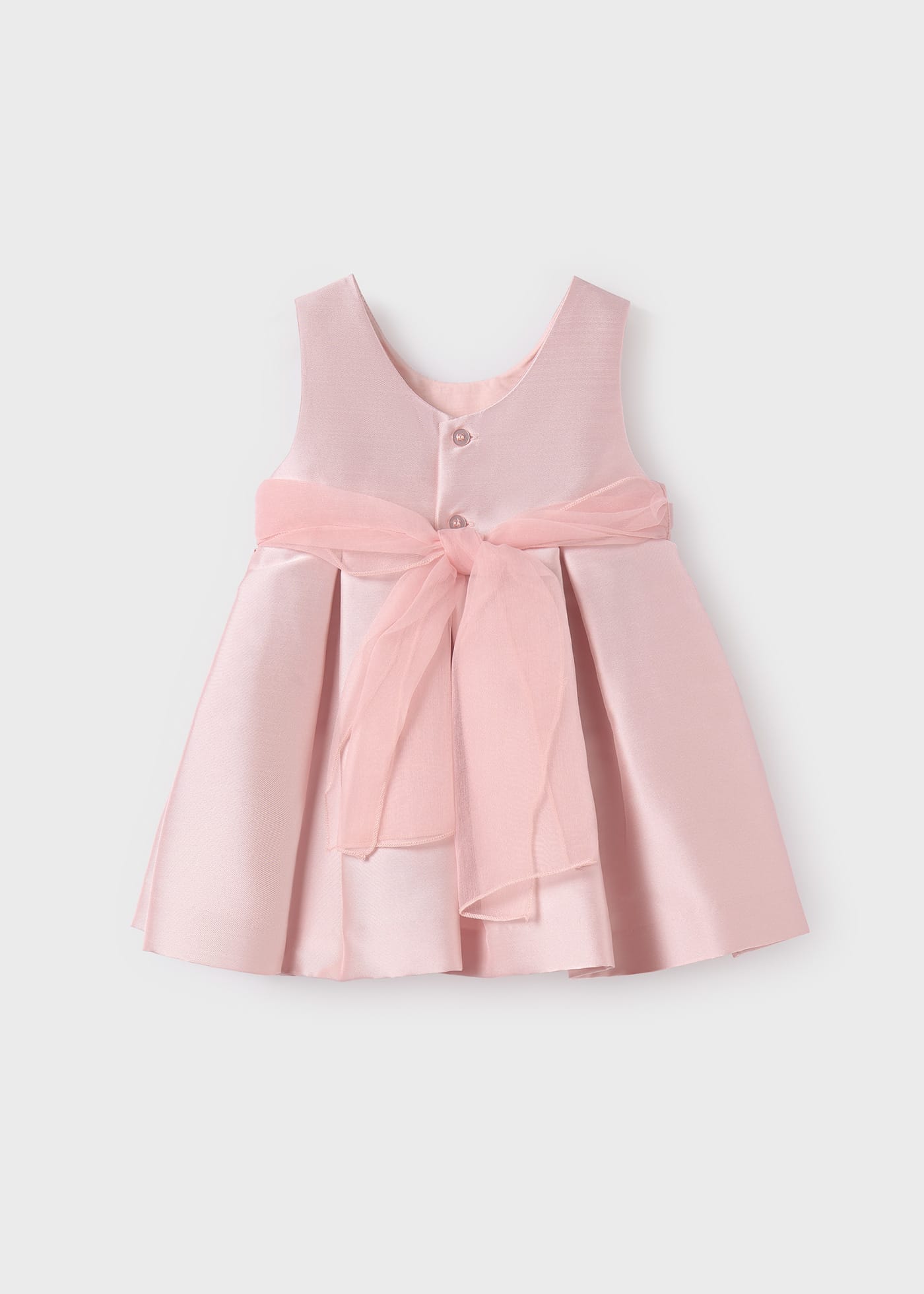 Robe mikado à fleurs bébé