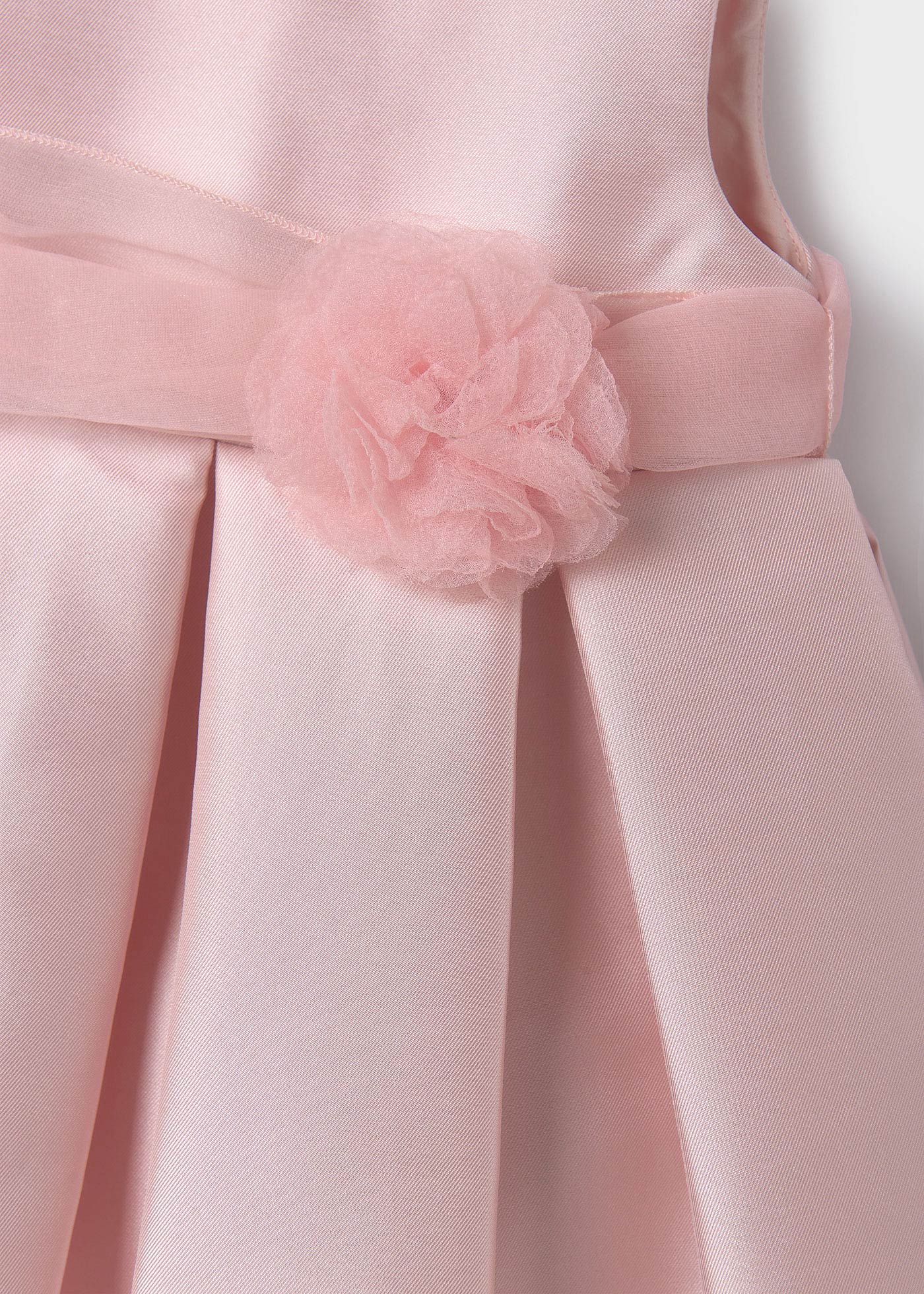 Robe mikado à fleurs bébé