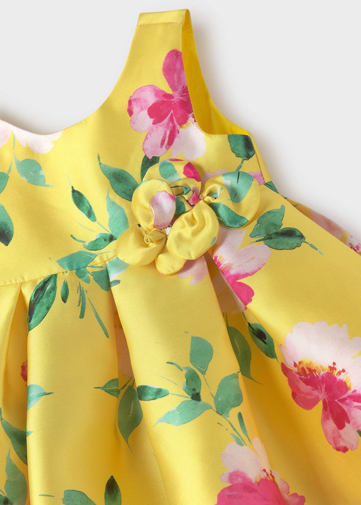 Baby printed mikado dress