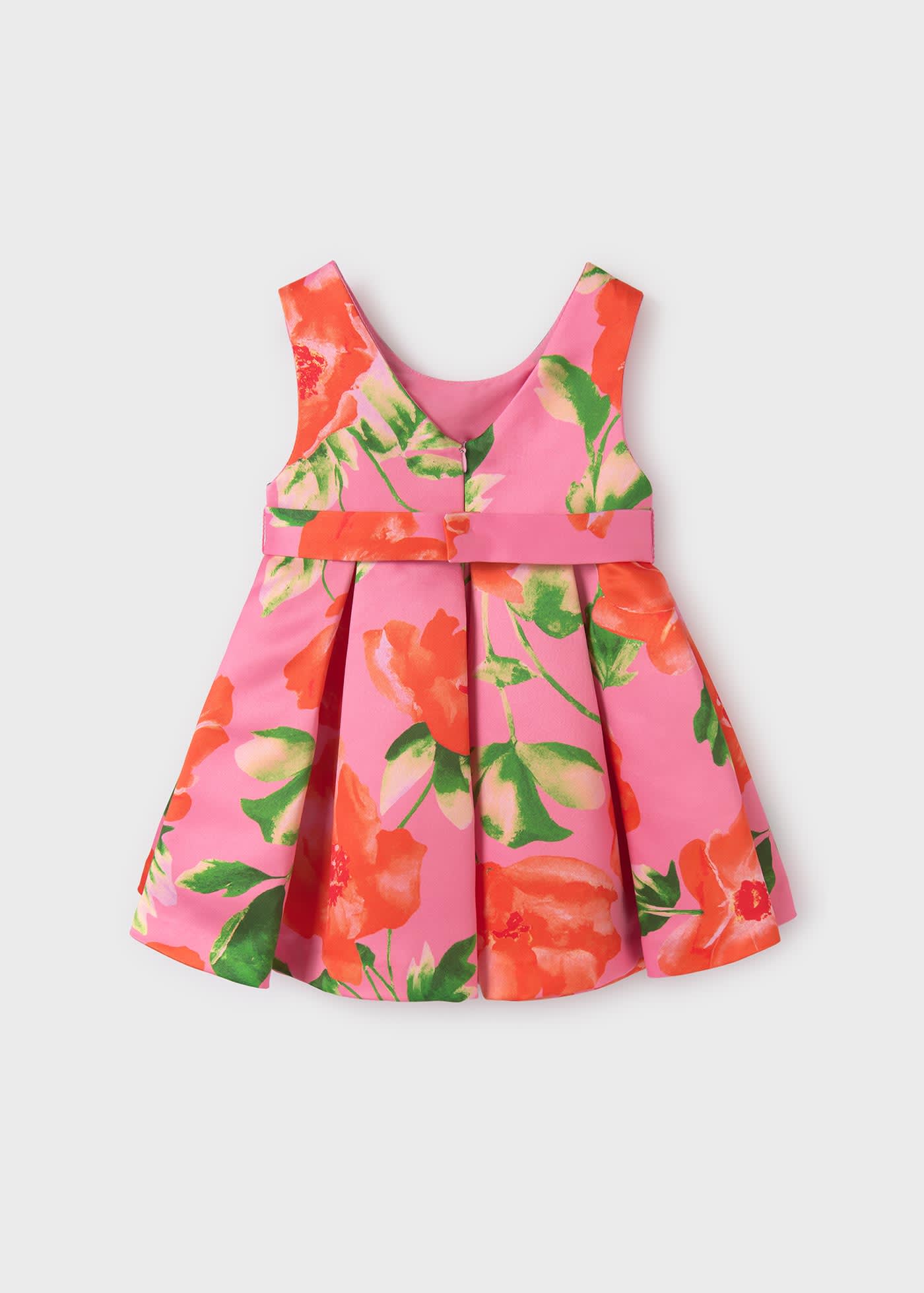 Baby printed sateen dress