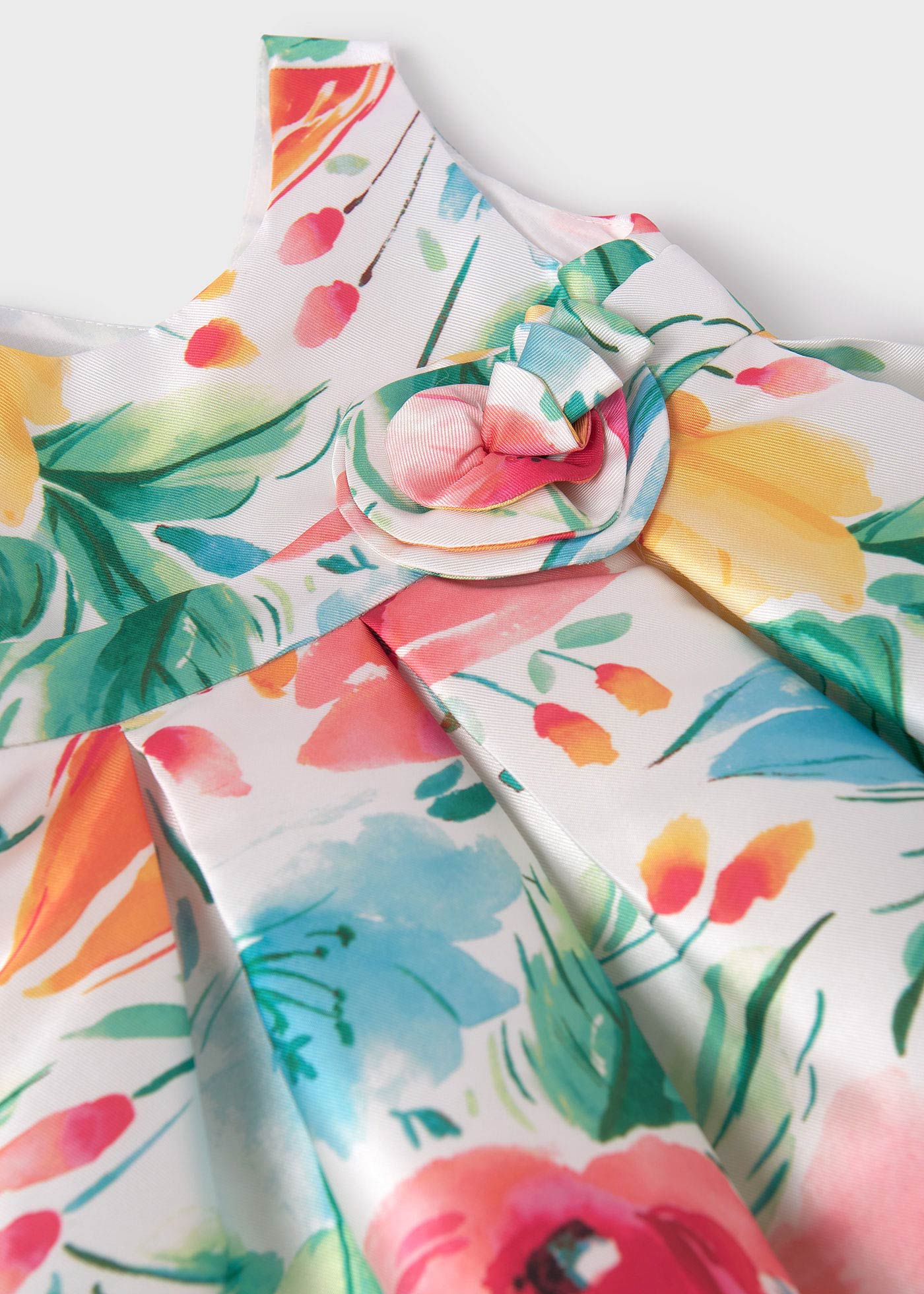 Baby printed mikado dress