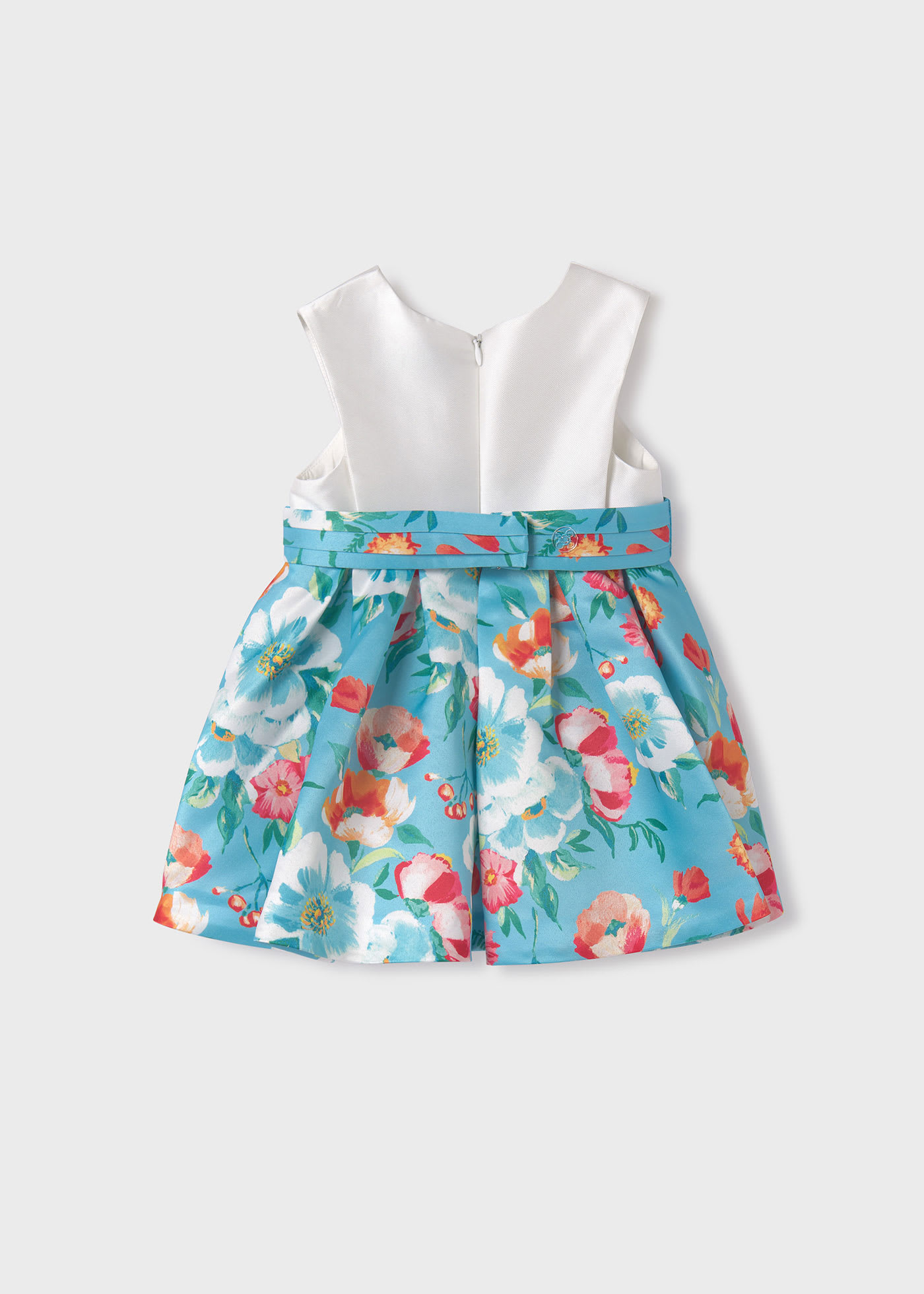 Baby printed sateen dress