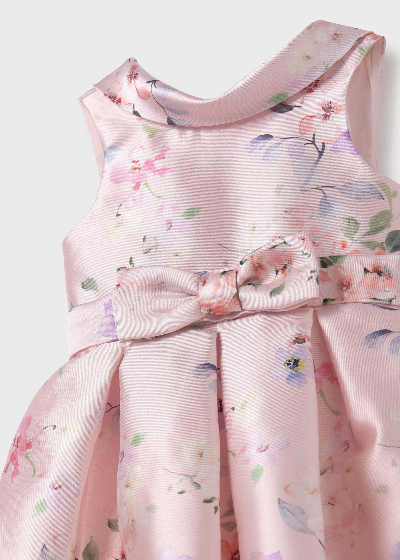 Girl printed mikado dress