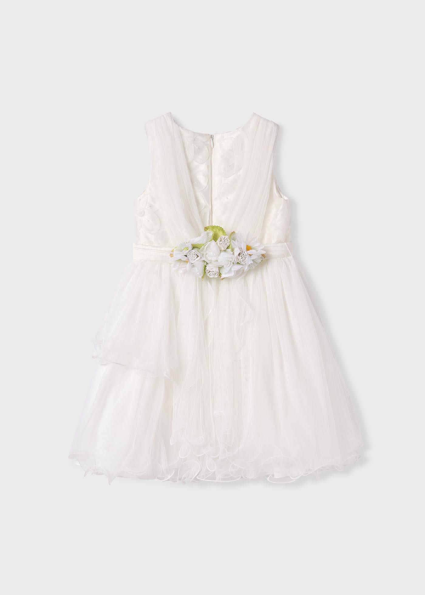 Girl ruffled tulle dress