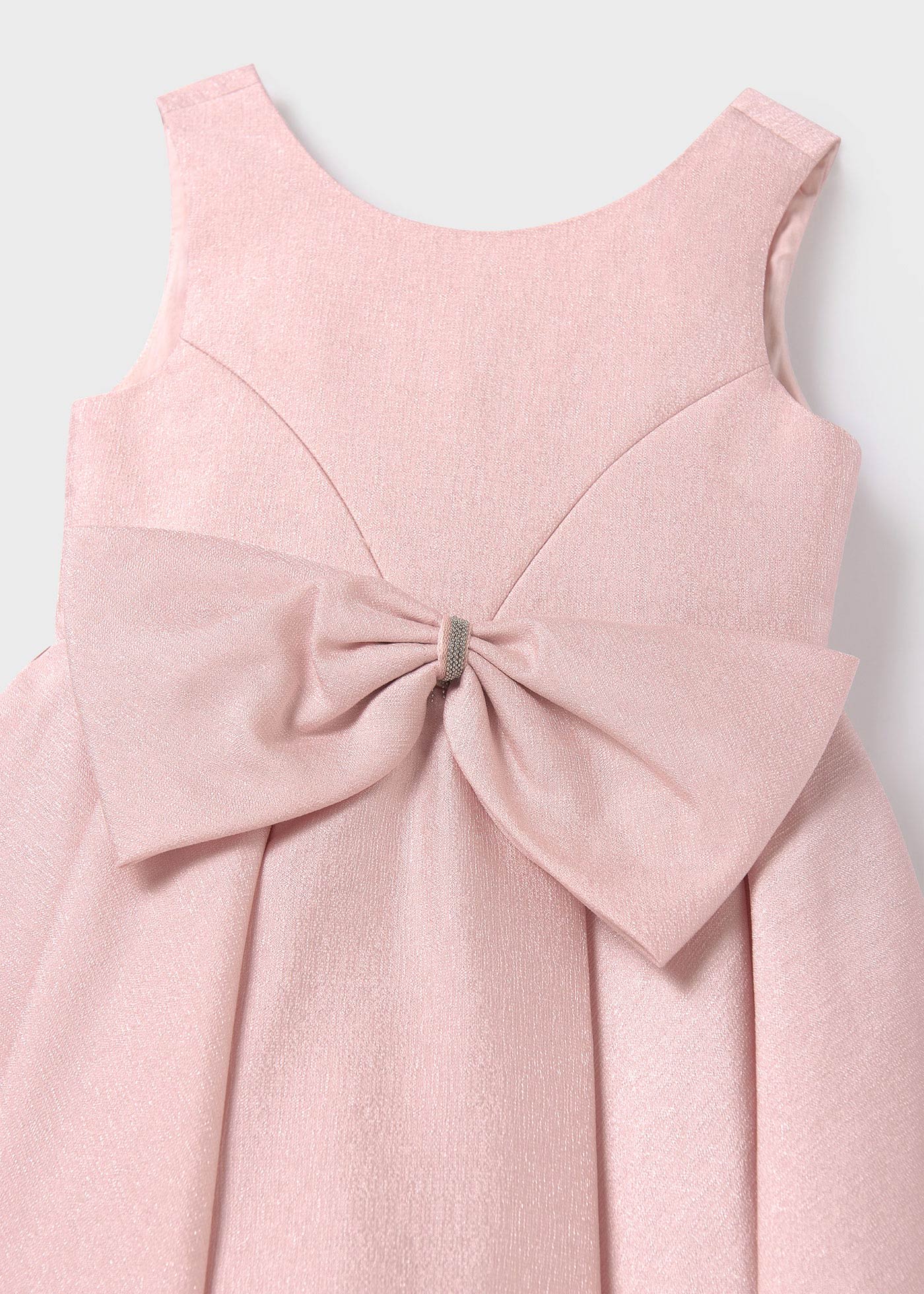 Girl Glitter Dress with Bow