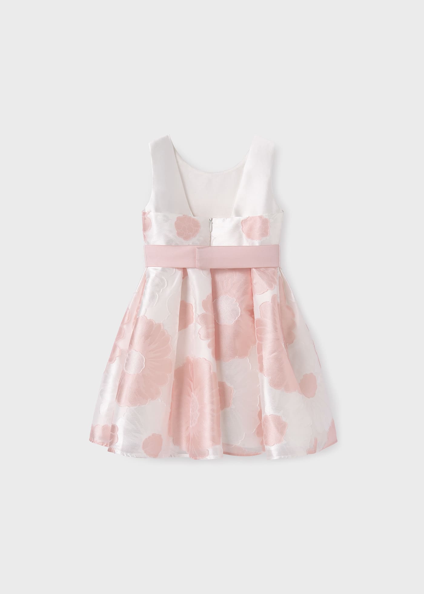Abito a fiori fil coupé bambina
