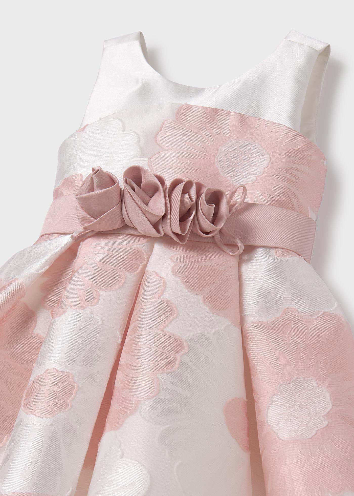 Abito a fiori fil coupé bambina