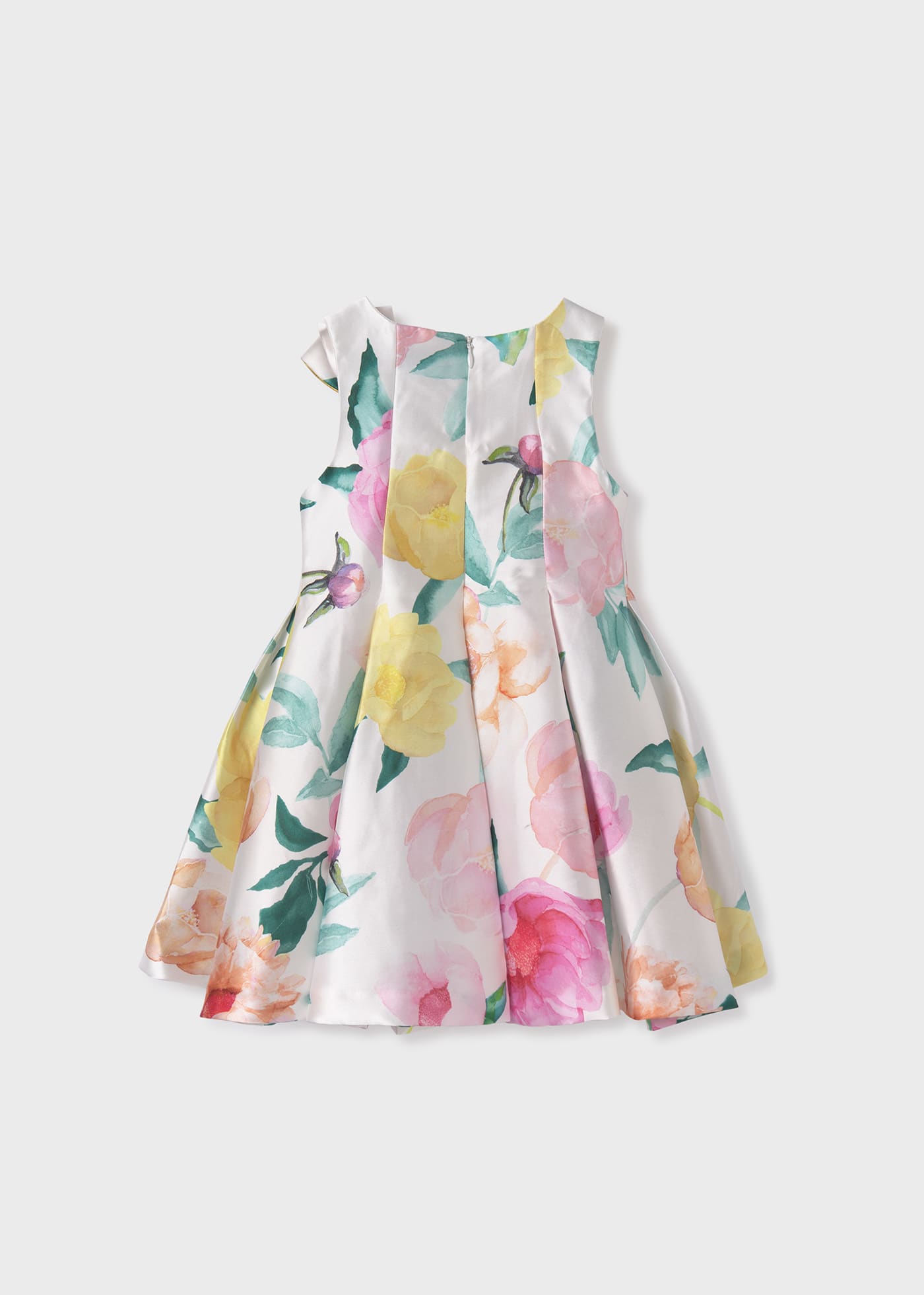 Girl printed mikado dress