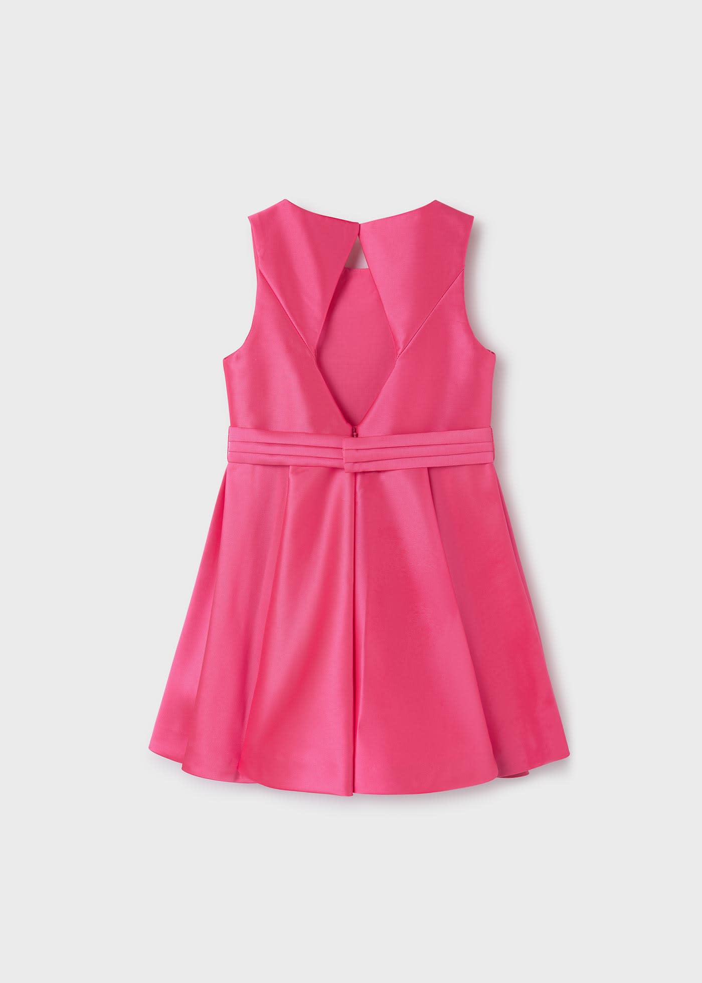 Robe mikado avec ceinture pour fille