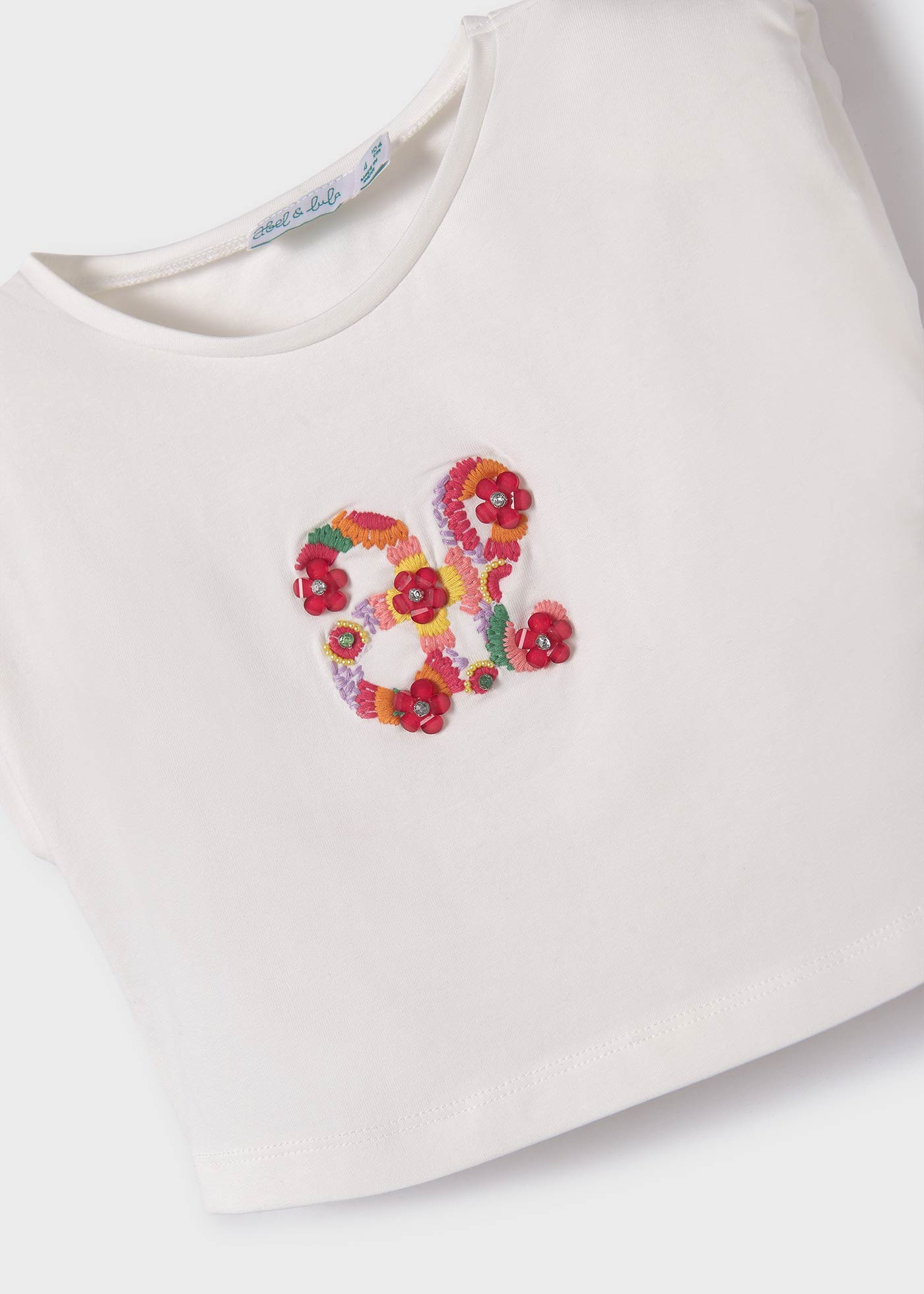 Girl logo embroidered t-shirt Better Cotton