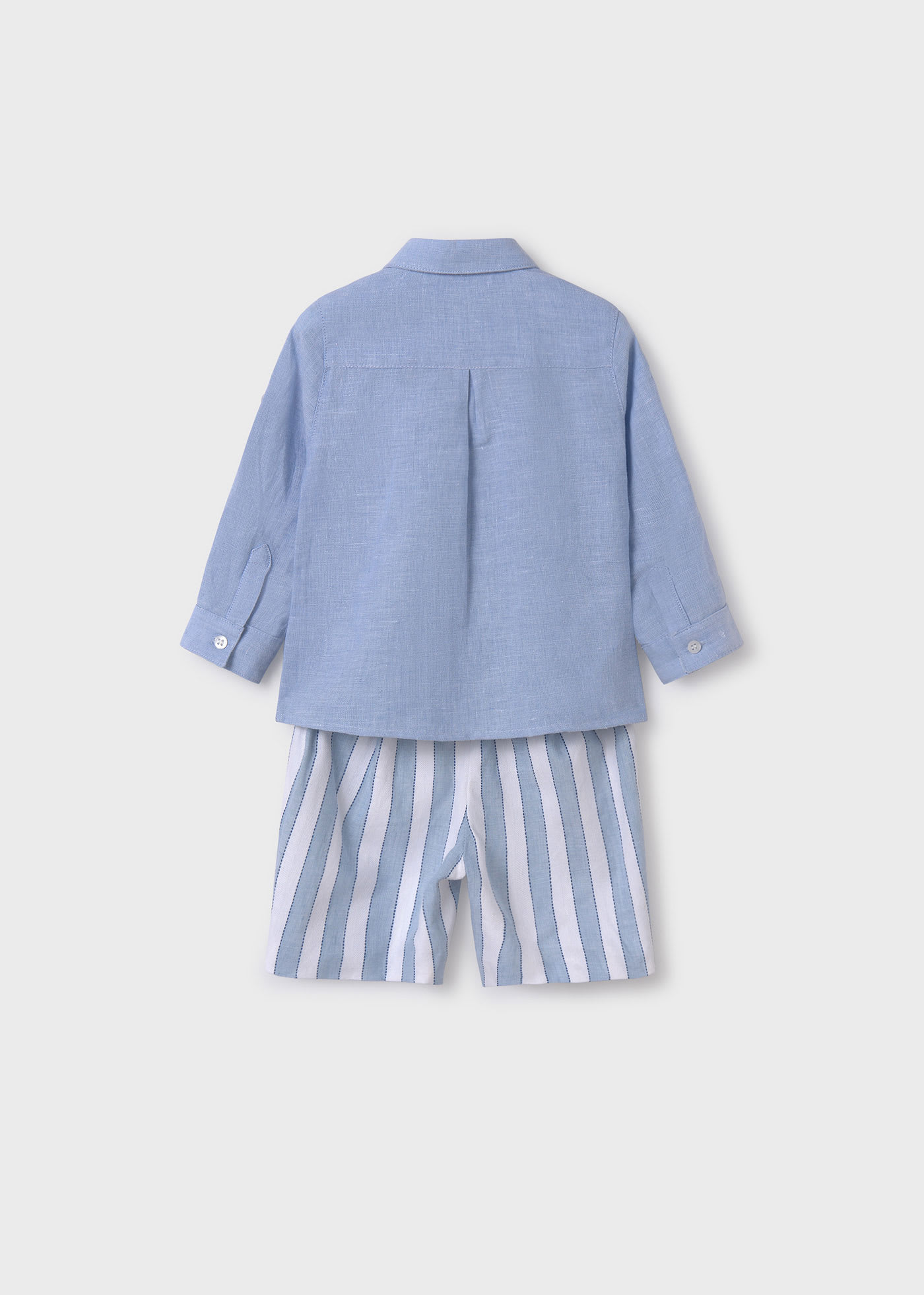 Baby set of striped shorts and shirt