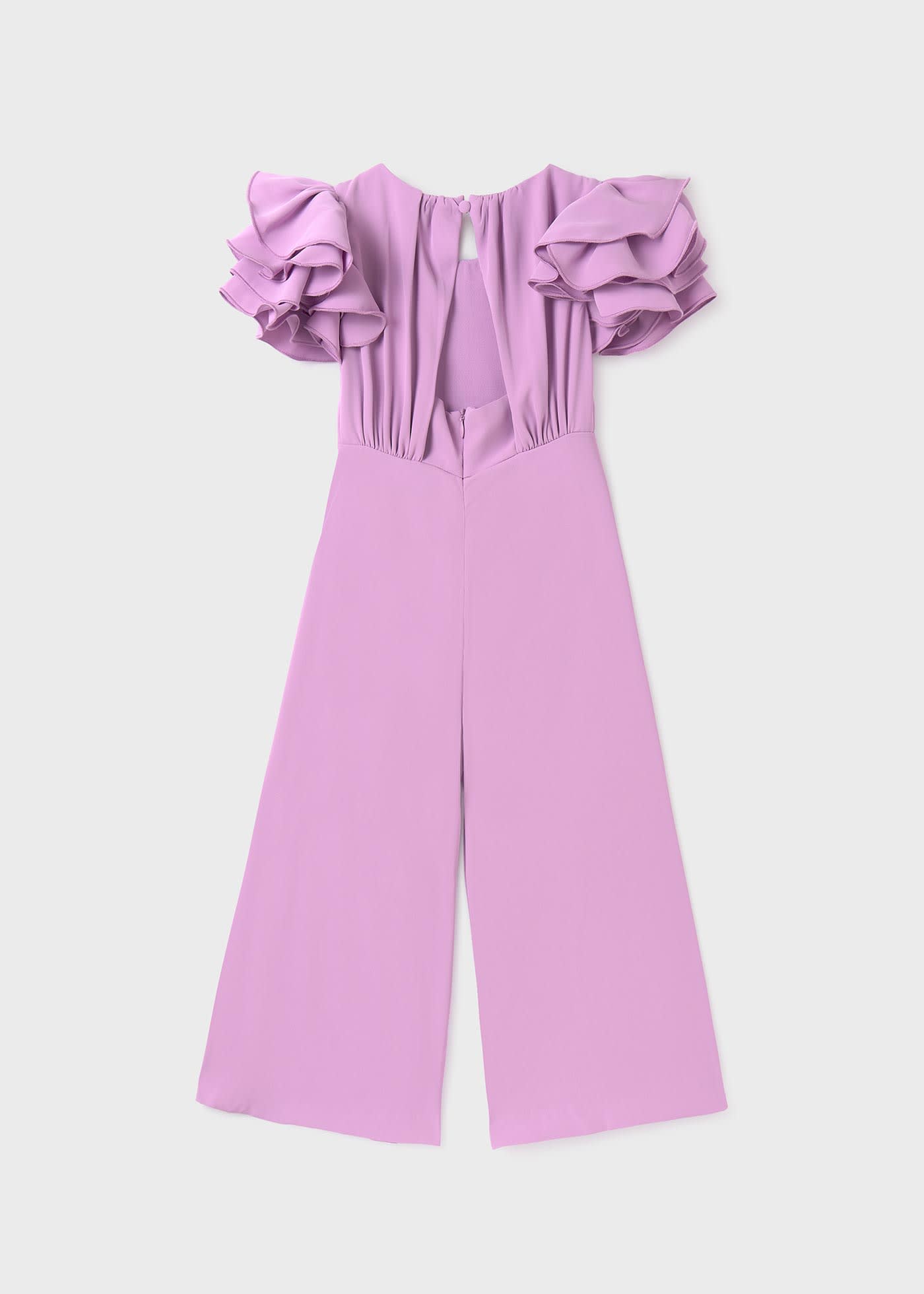 Girl crepe jumpsuit