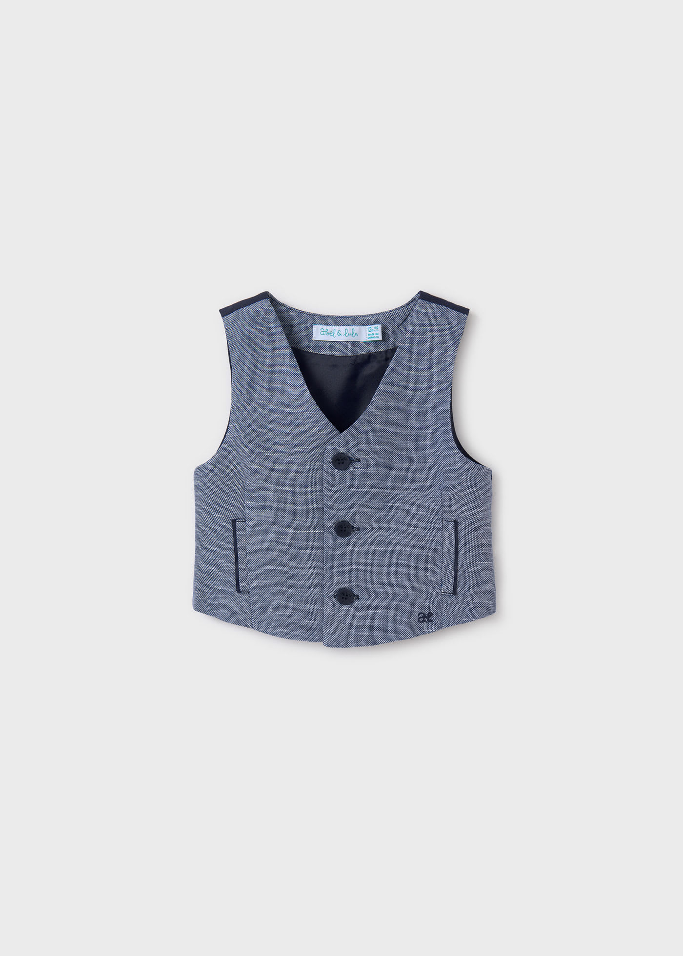 Baby linen vest