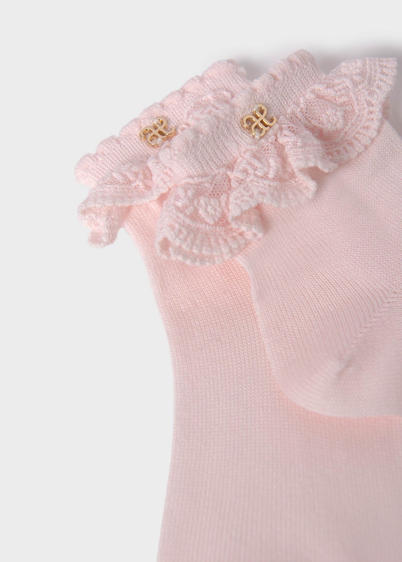 Baby Tulle Embroidered Detail Socks