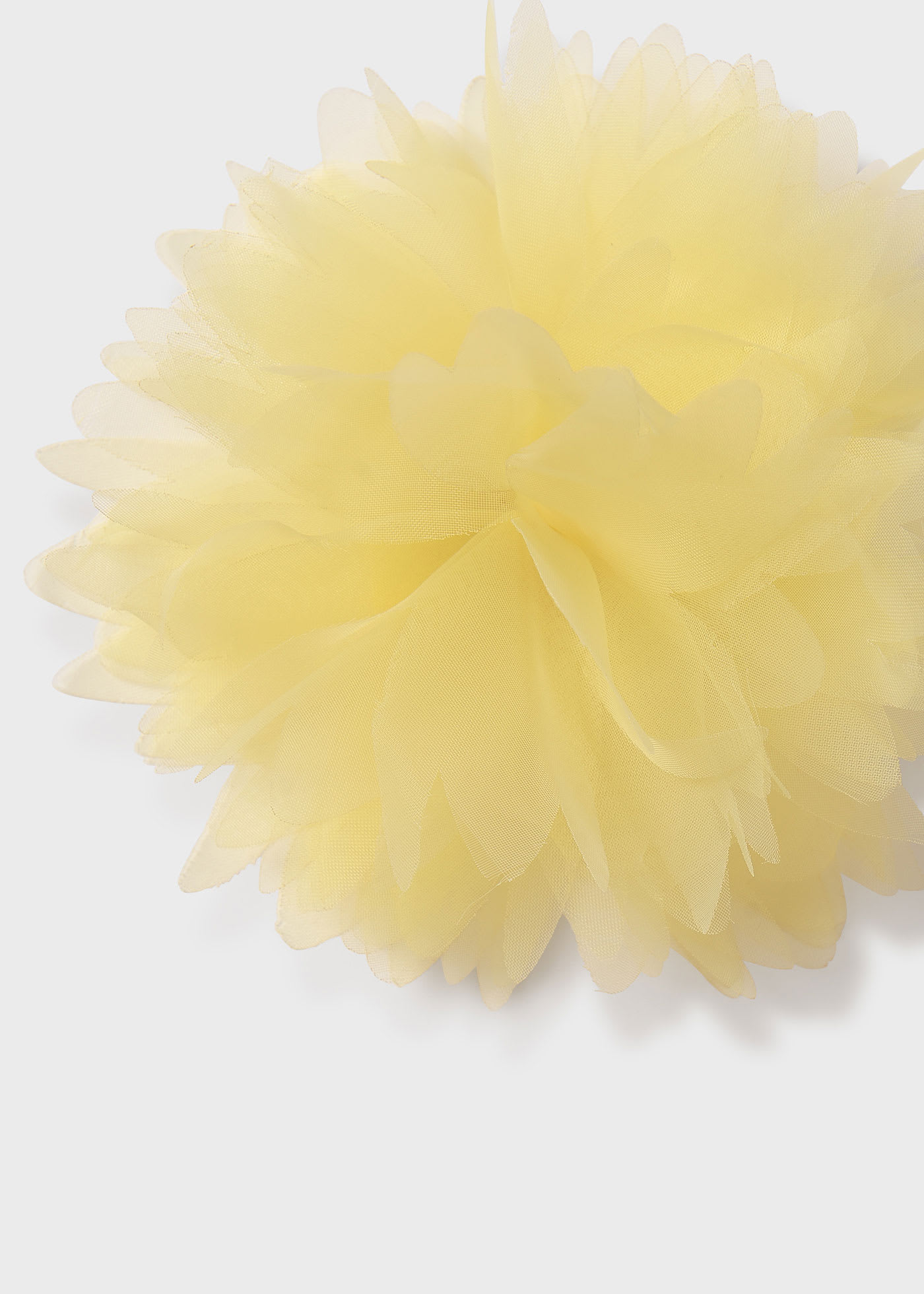 Τσιμπιδάκι λουλούδι οργάντζα κορίτσι