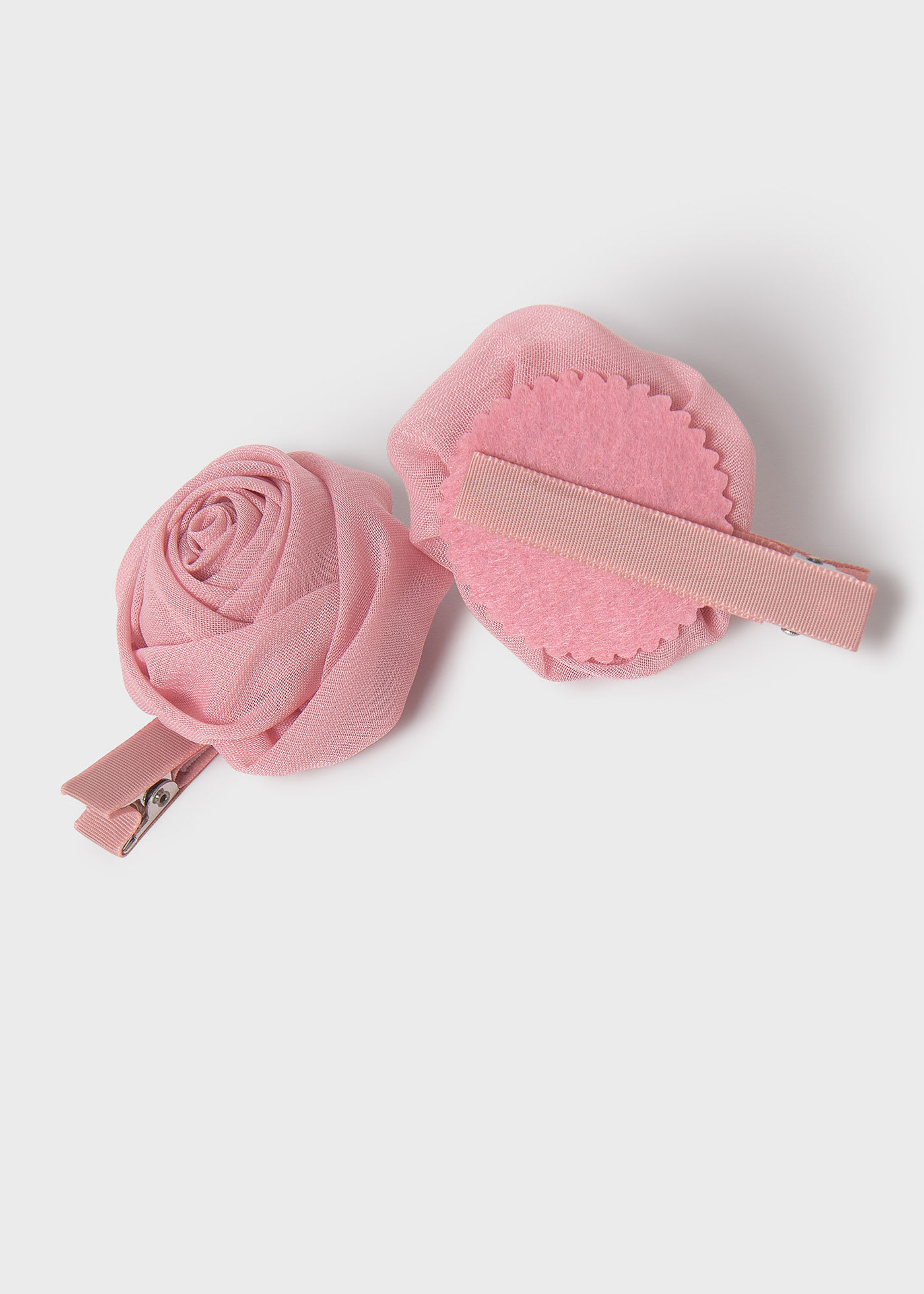 Girl set of 2 chiffon hair clips