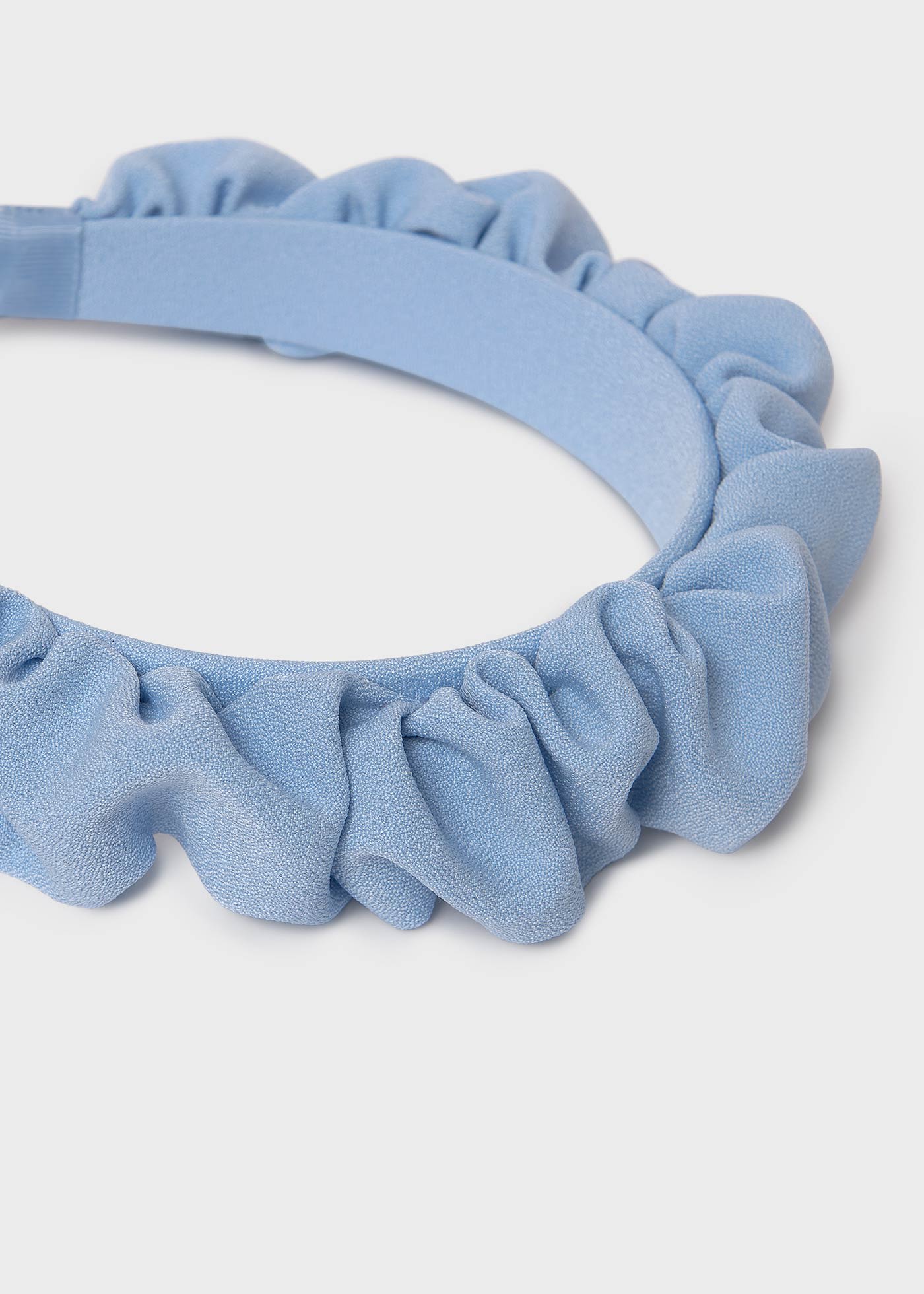 Girl ruffled crepe headband