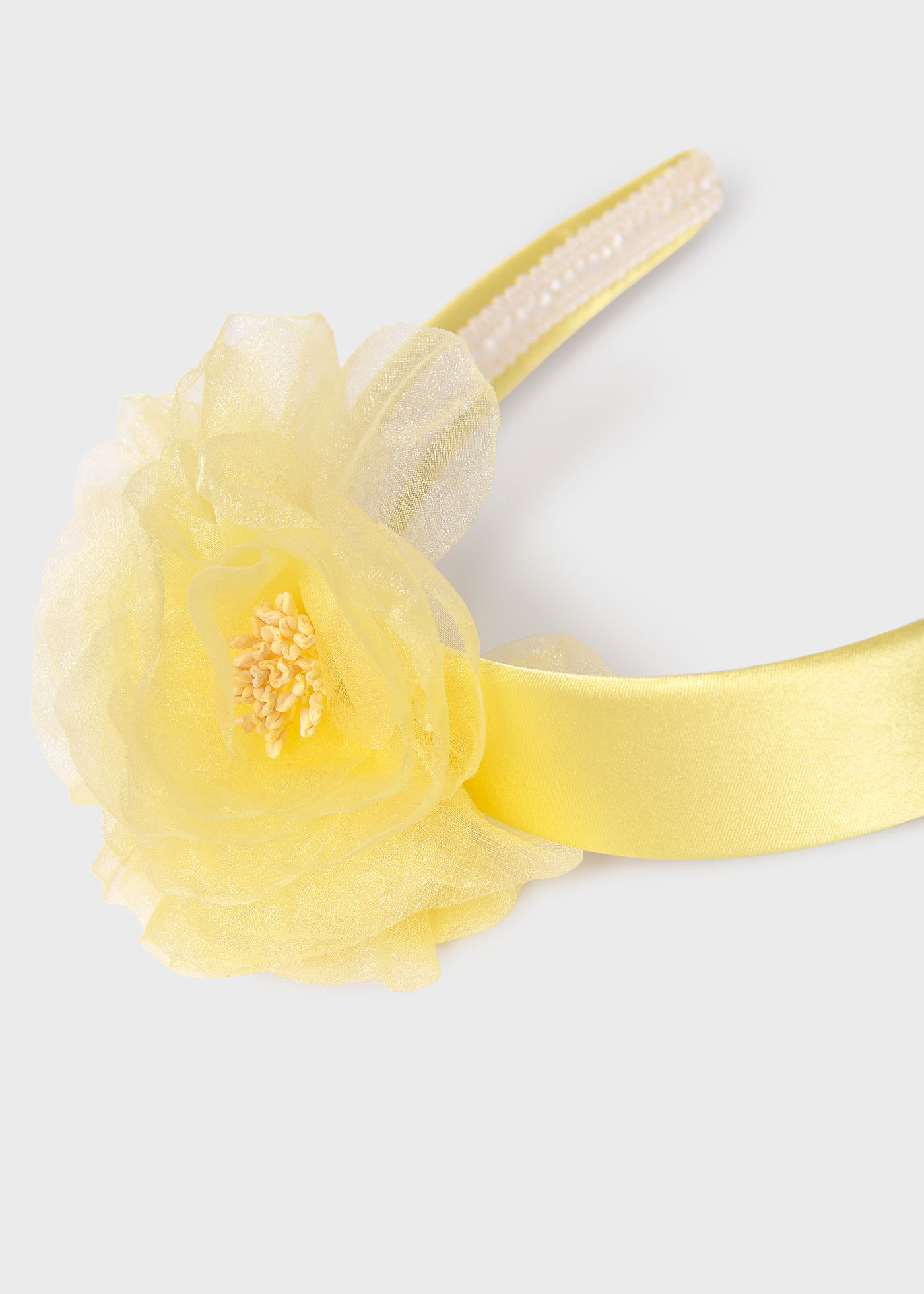 Girl organza flower headband