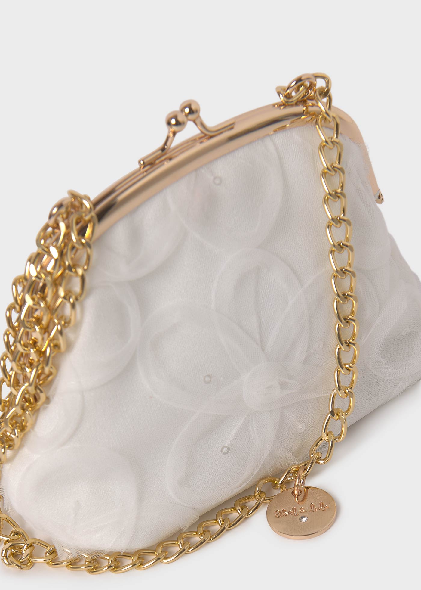 Borsa tulle paillettes bambina