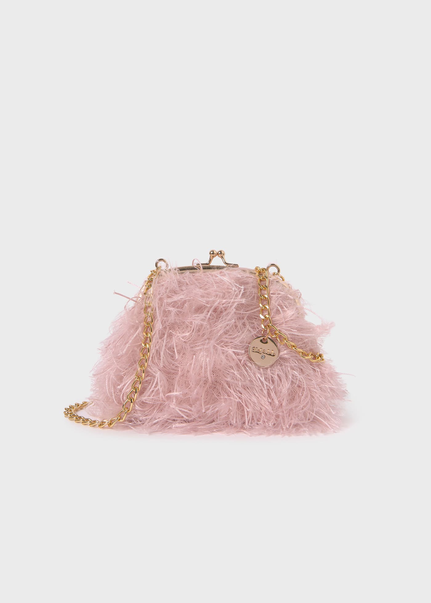 Bolso plumas niña