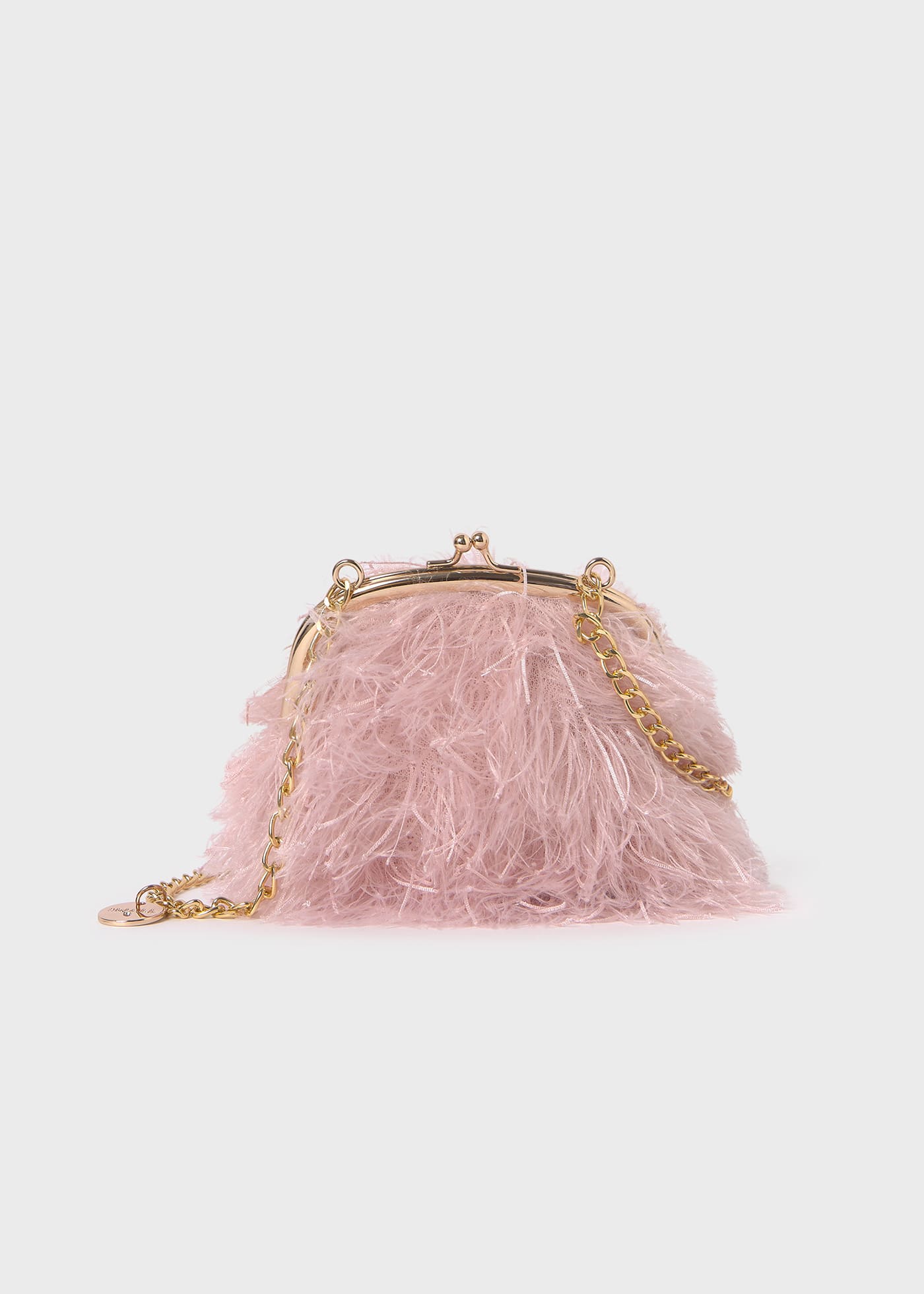 Bolso plumas niña
