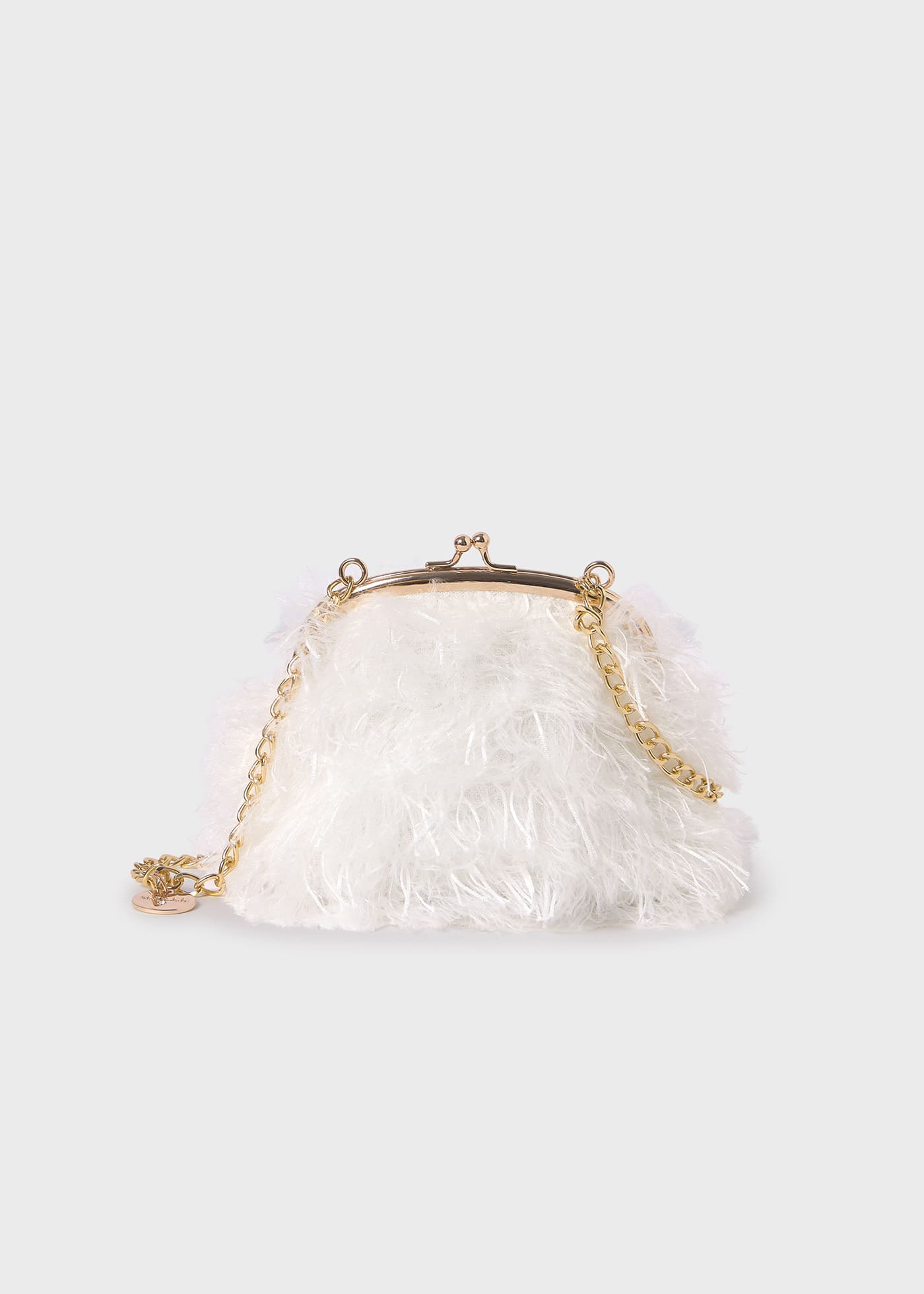 Girl feather purse