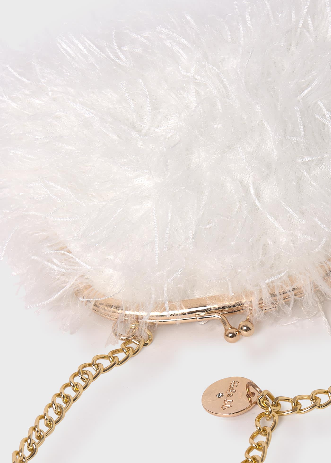 Girl feather purse