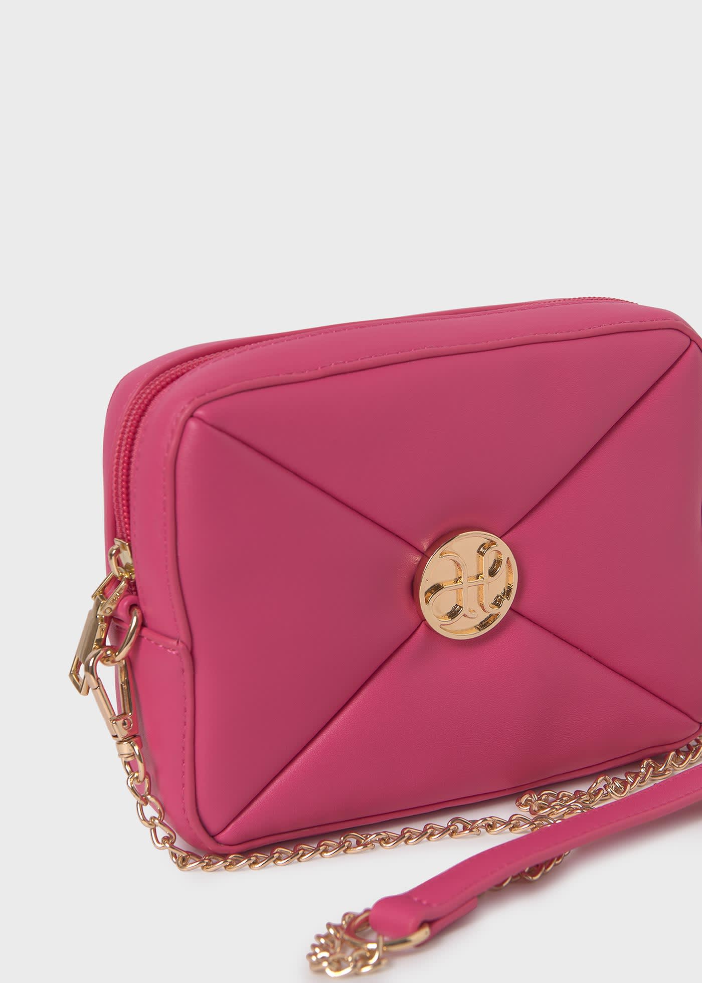 Girl logo quilted bag