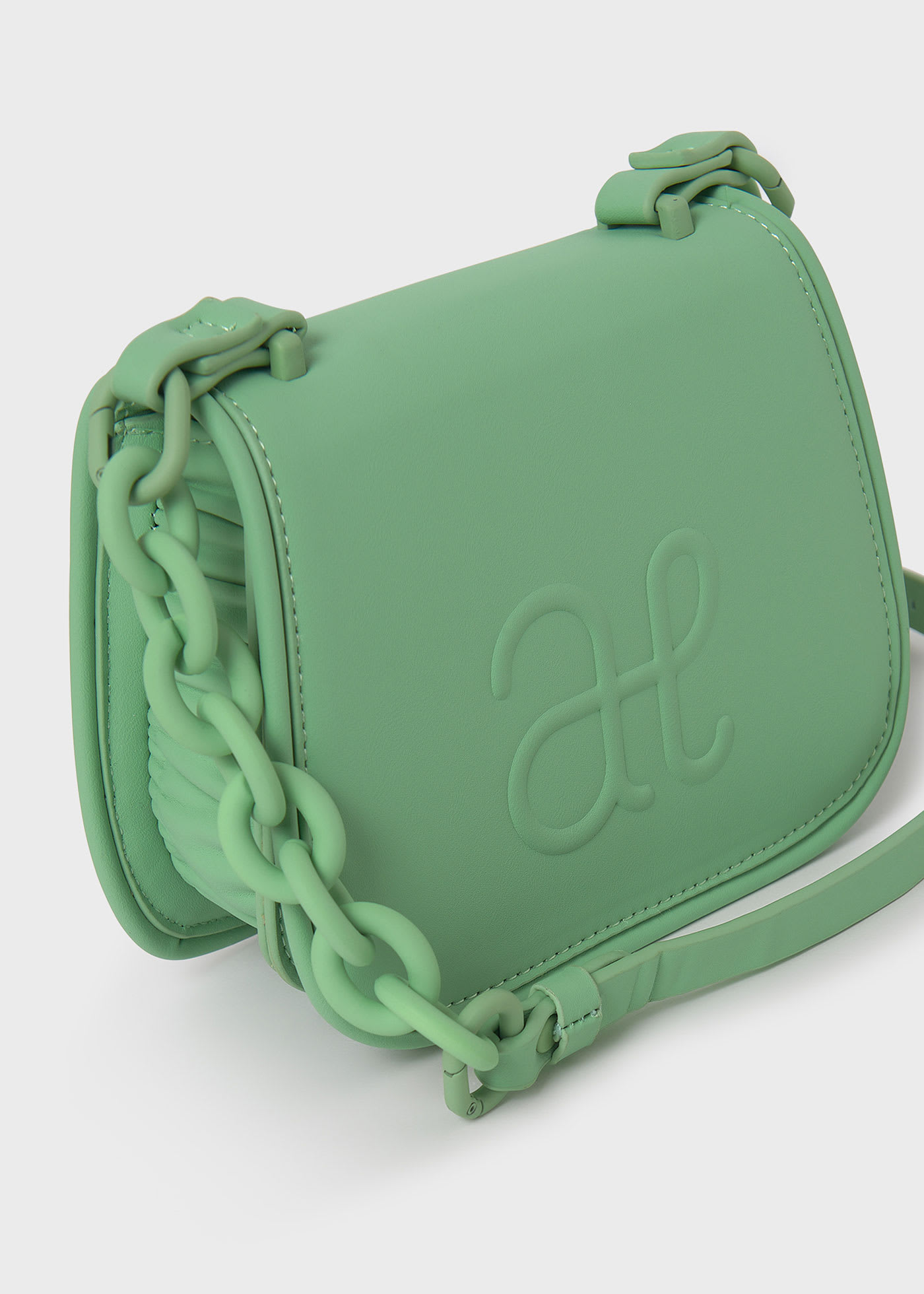 Girl Embossed Logo Bag