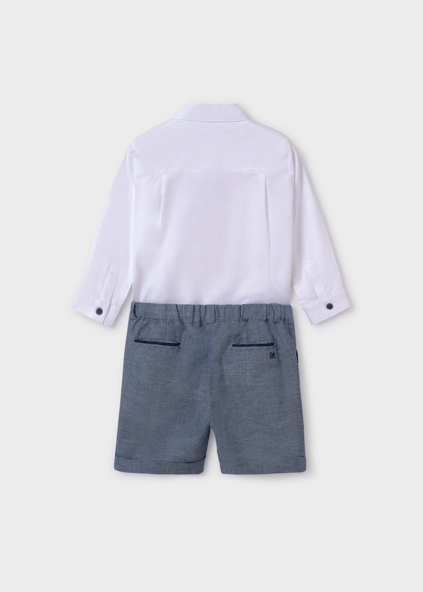 Boy Shorts and Shirt with Bow Tie Set