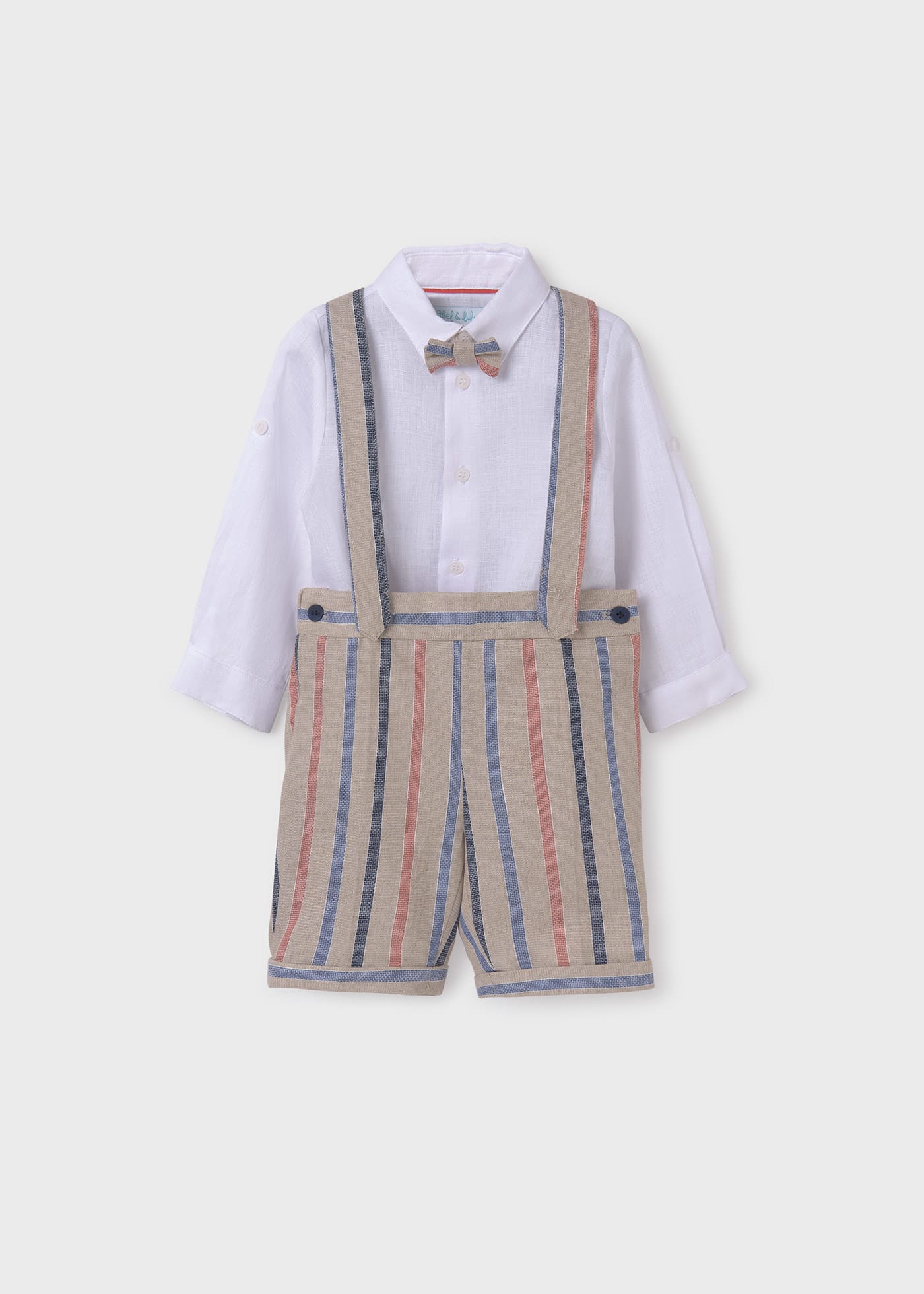 Boy Striped Shorts and Shirt Set