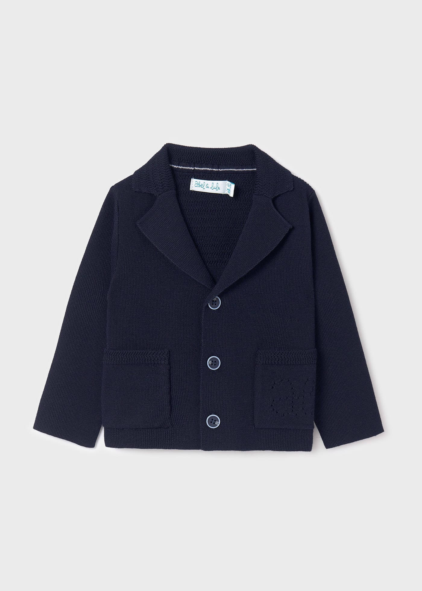 Boy Structured Tricot Cardigan