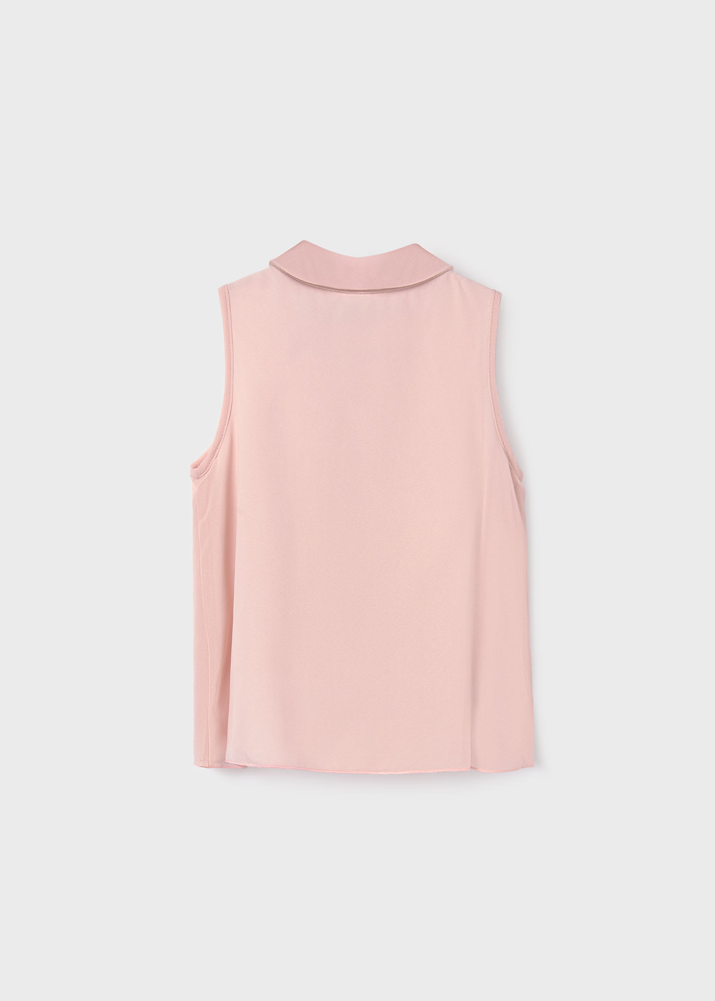 Blusa chiffon volant bambina