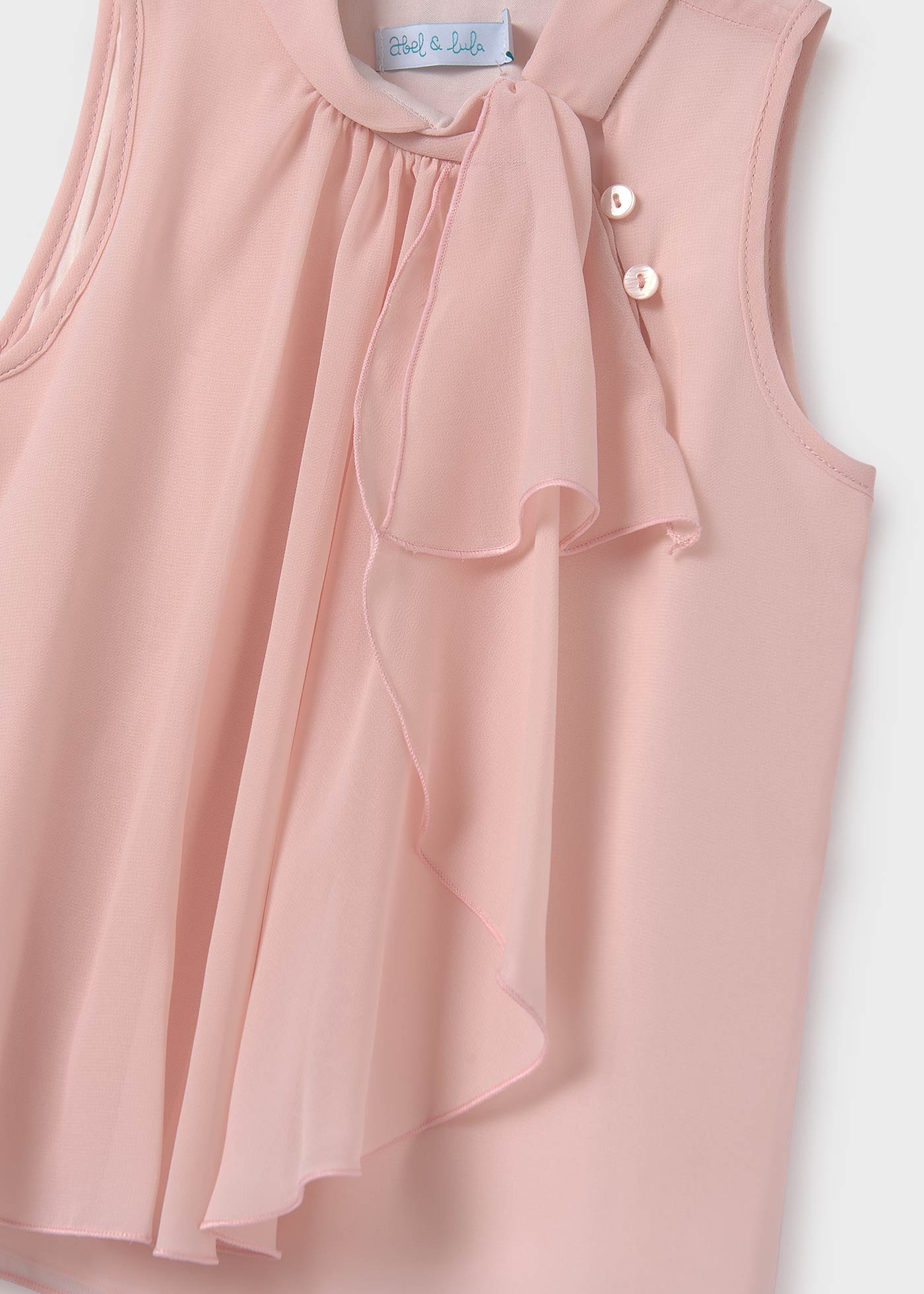 Blusa gasa volante niña